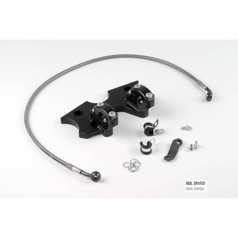 LSL Lenkerumbau Superbike-Kit 22mm schwarz für Guzzi V11 02-06 - Motorradteile & Ersatzteile - Lenker, Griffe & Hebel