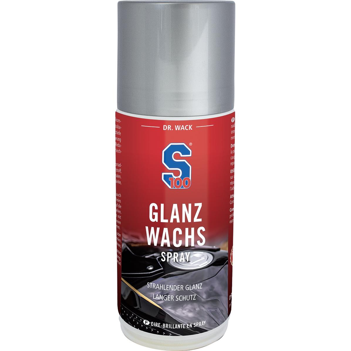 S100 Glanz-Wachs Spray 250 ml - Motorradzubehör - Reinigung & Pflege