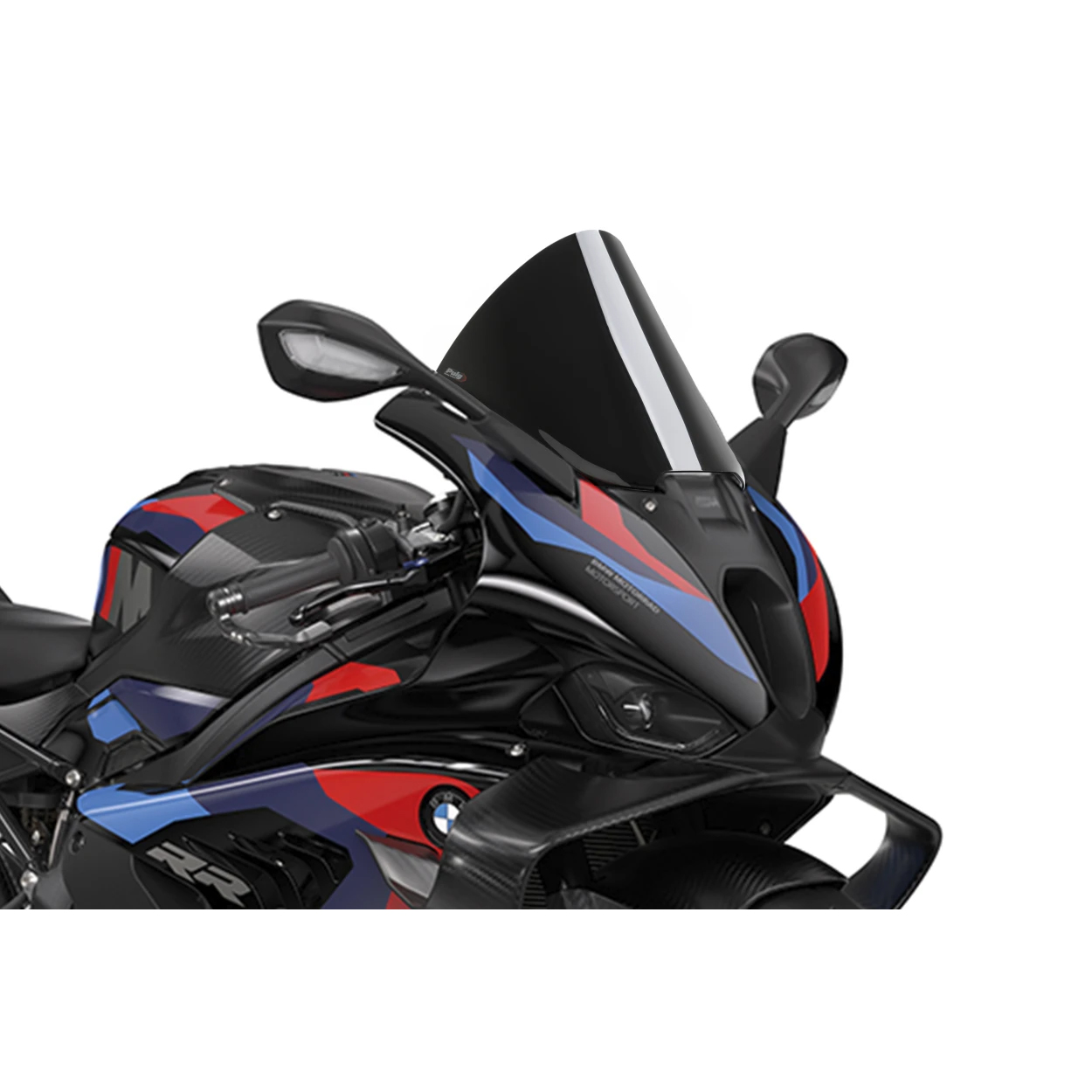 Puig Verkleidungsscheibe R-Racer schwarz für BMW M 1000 RR 2025- - Motorradteile & Ersatzteile - Anbauteile
