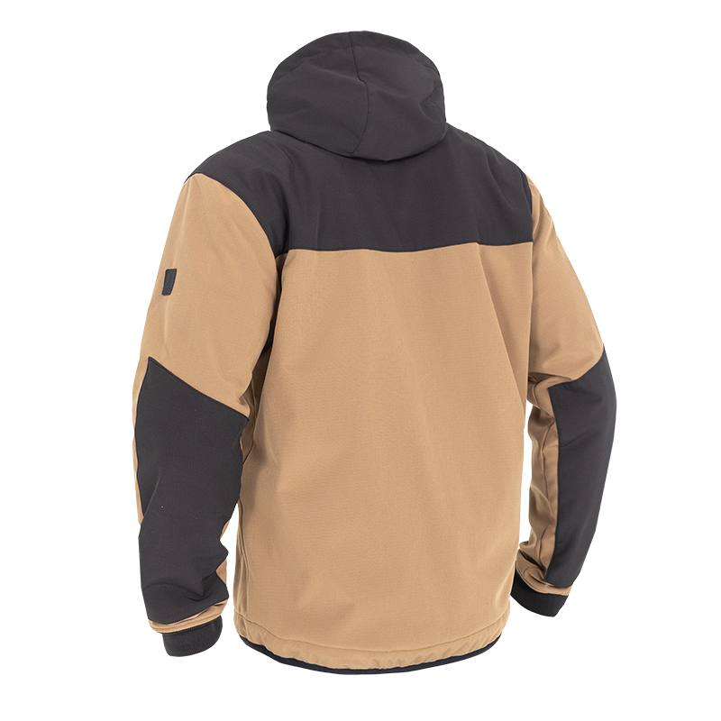 John Doe-XTM Softshell Rip-Stop Hoodie V3 desert/black L-0001678005126010
