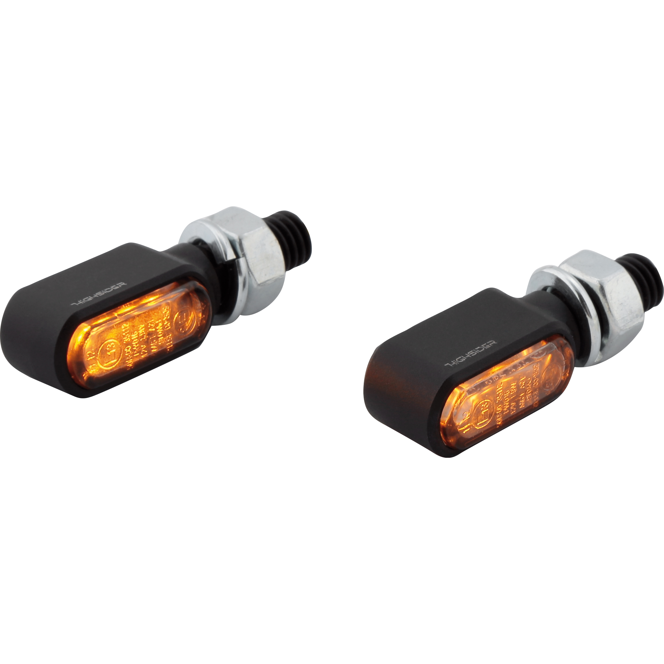 Highsider-LED Blinkerpaar Little Bronx M8 getöntes Glas-5740311020001340