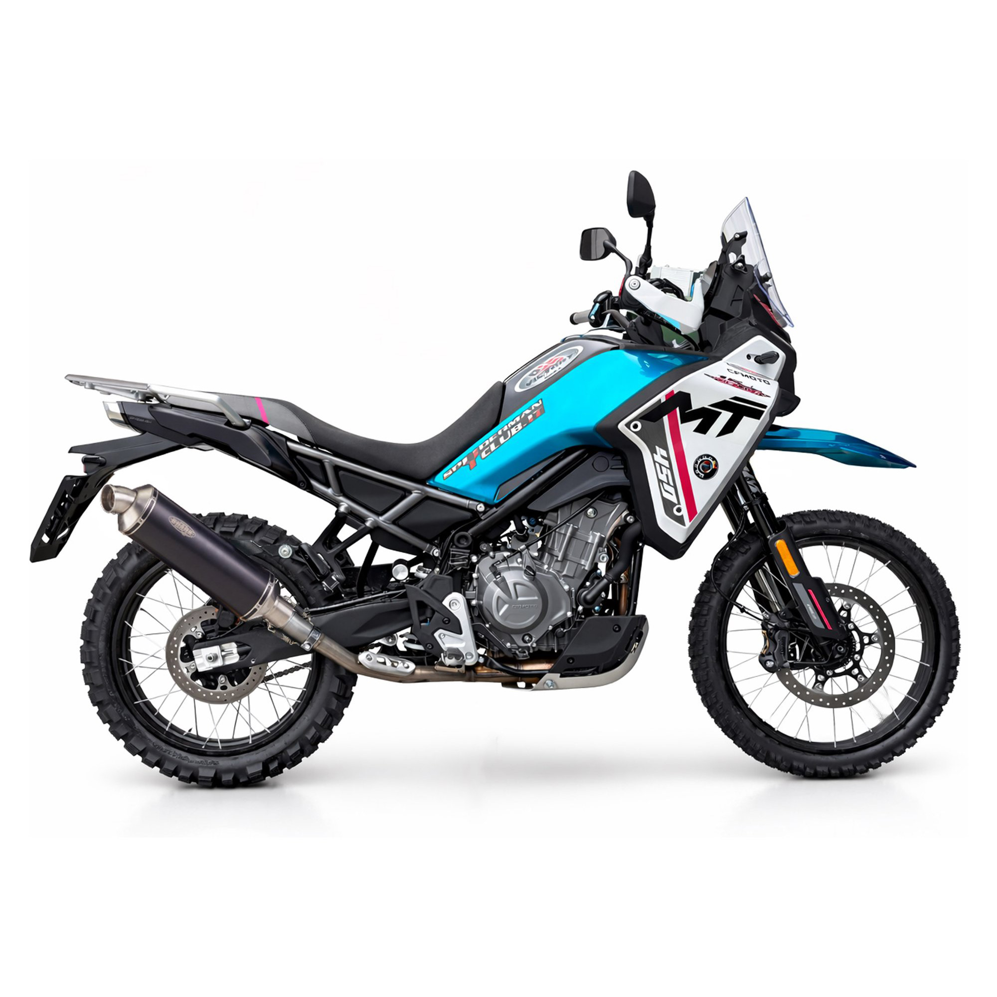 Shark exhaust Auspuff Trophy schwarz für CF Moto 450 MT - Motorradteile & Ersatzteile - Auspuff