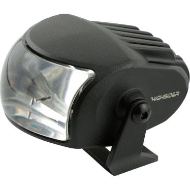 Highsider LED Scheinwerfer Alu Comet low = Abblendscheinwerfer schwarz - Motorradteile & Ersatzteile - Beleuchtung