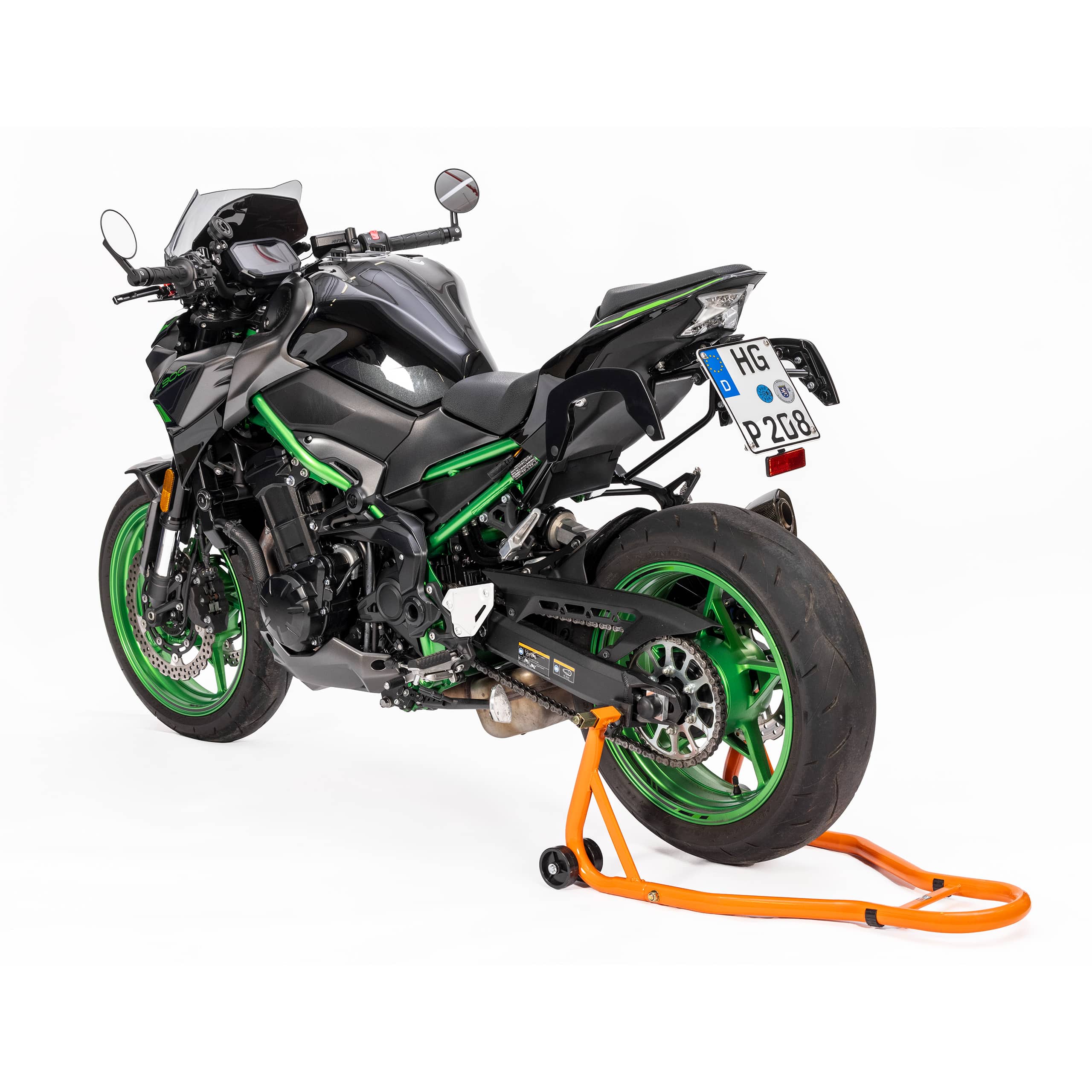 Hi-Q Tools-Montageständer V hinten orange mit Winkelaufnahme-0000125341011000