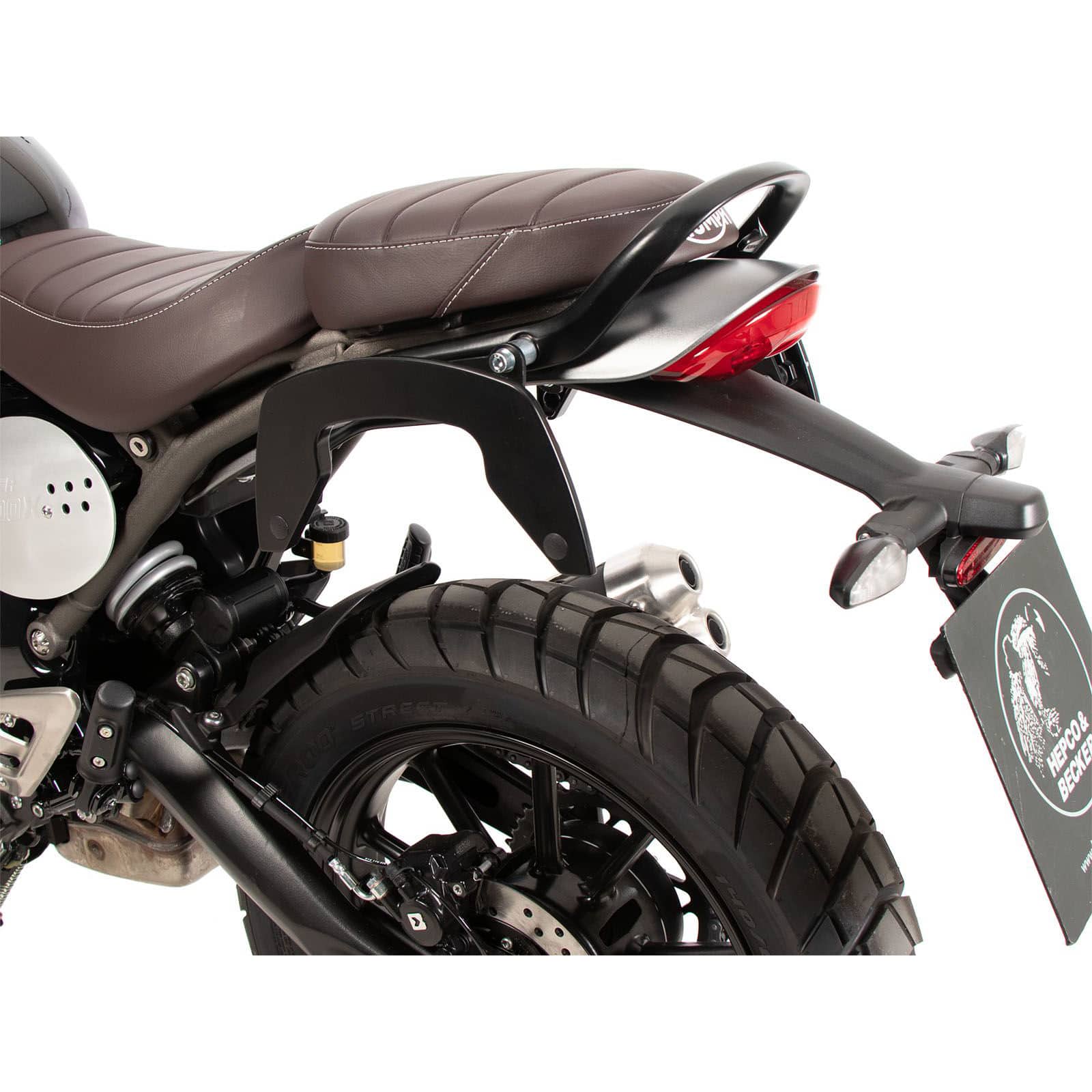 Hepco & Becker Seitentaschenhalter C-Bow schwarz für Scrambler 400 X - Motorradzubehör - Motorradgepäck