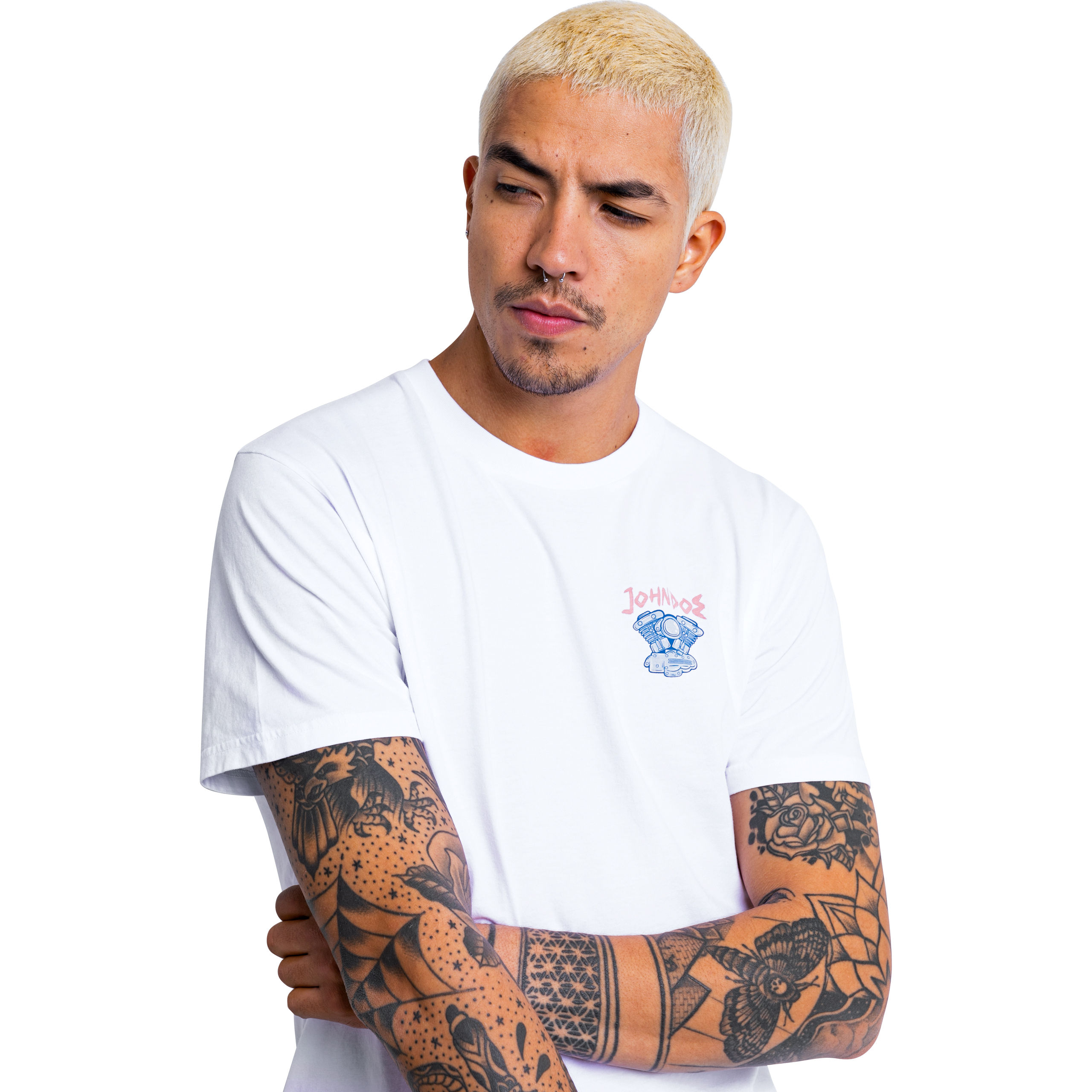 John Doe-T-Shirt Eagle weiß XL-8021151999004011