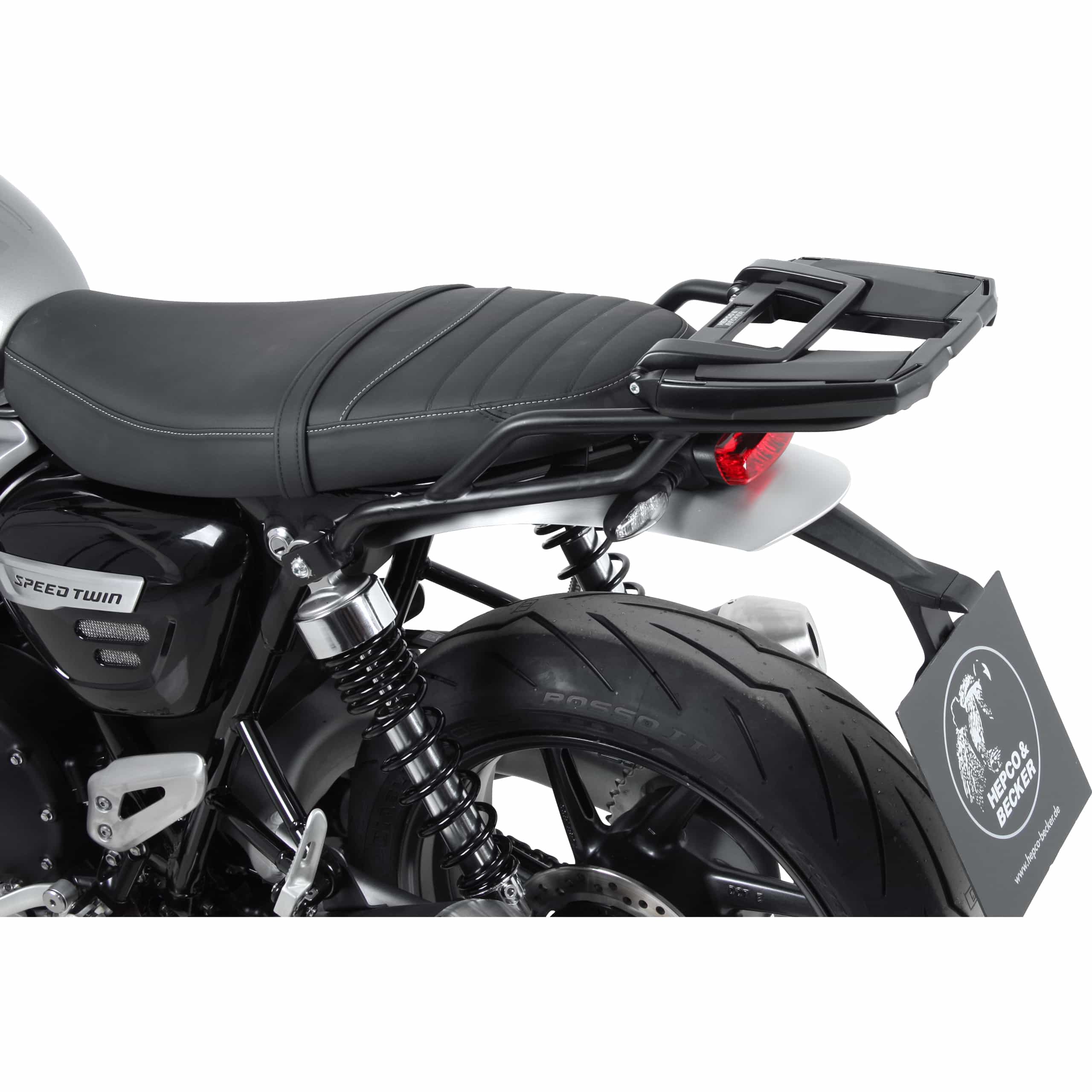 Hepco & Becker Gepäckträger Easyrack schwarz für Speed Twin 1200 2019-2021 - Motorradzubehör - Motorradgepäck