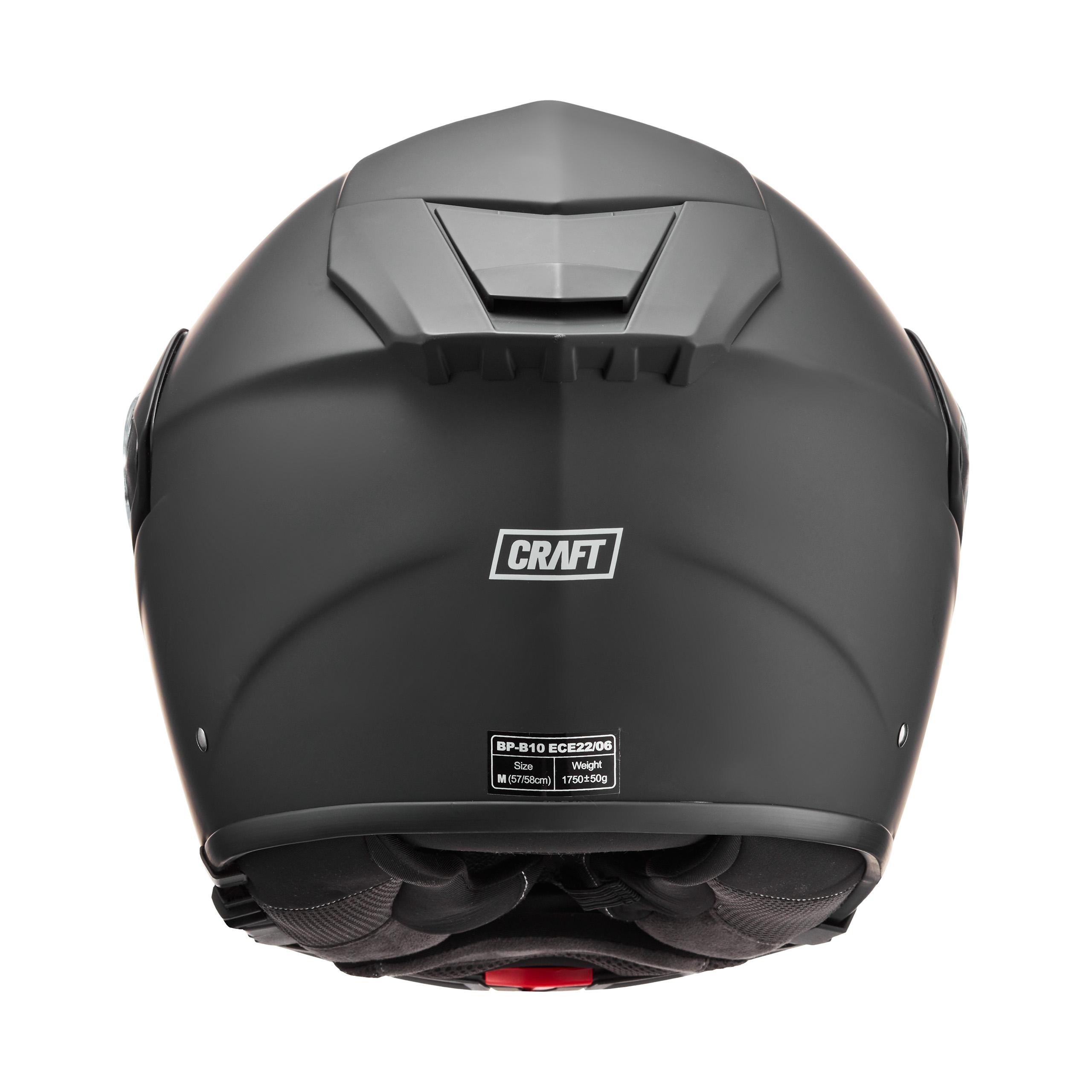 Craft-Fiberglas Klapphelm Tour mattschwarz XS-4701271999014007