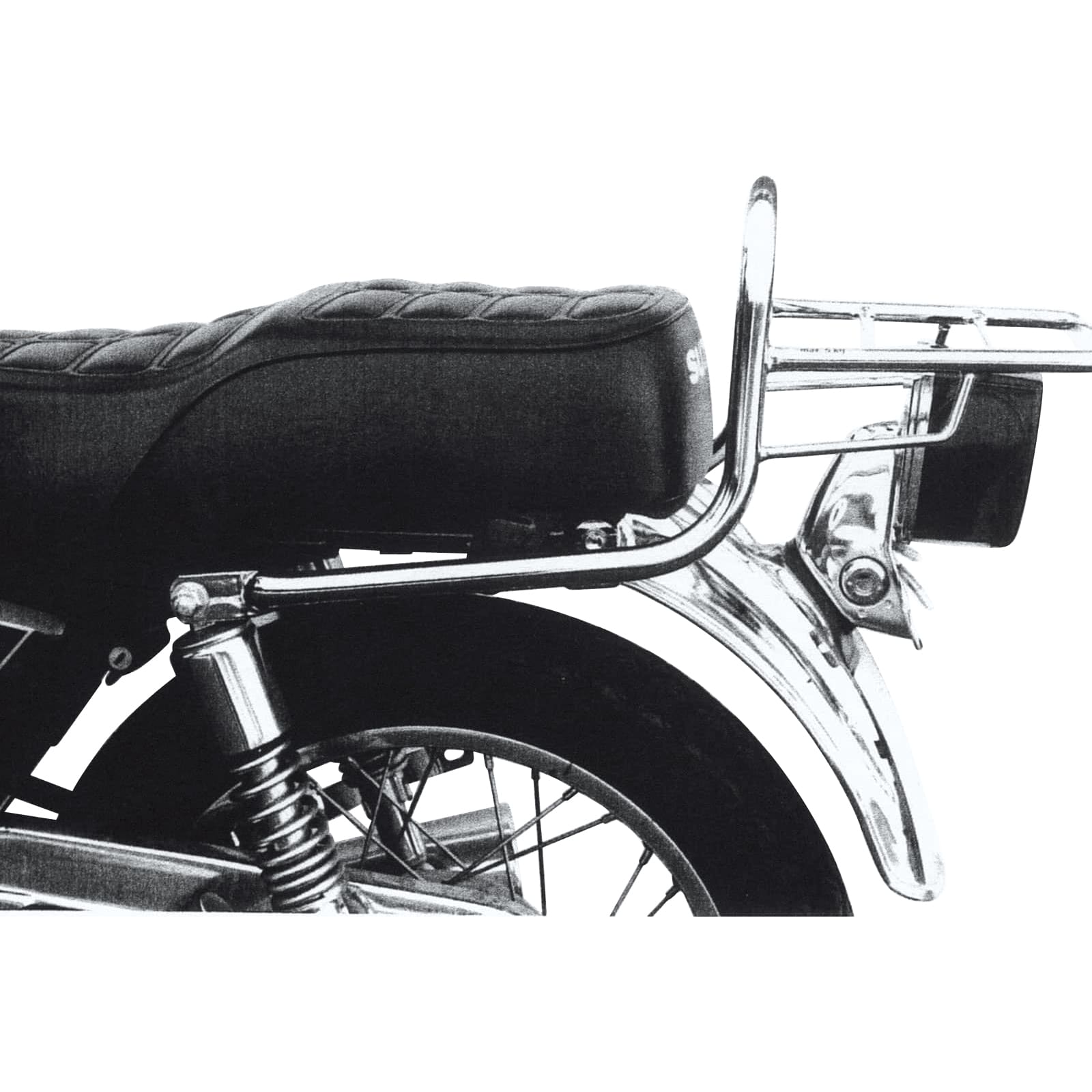 Hepco & Becker Rohrgepäckbrücke TC chrom für Suzuki GN 125 1991-1996 - Motorradzubehör - Motorradgepäck