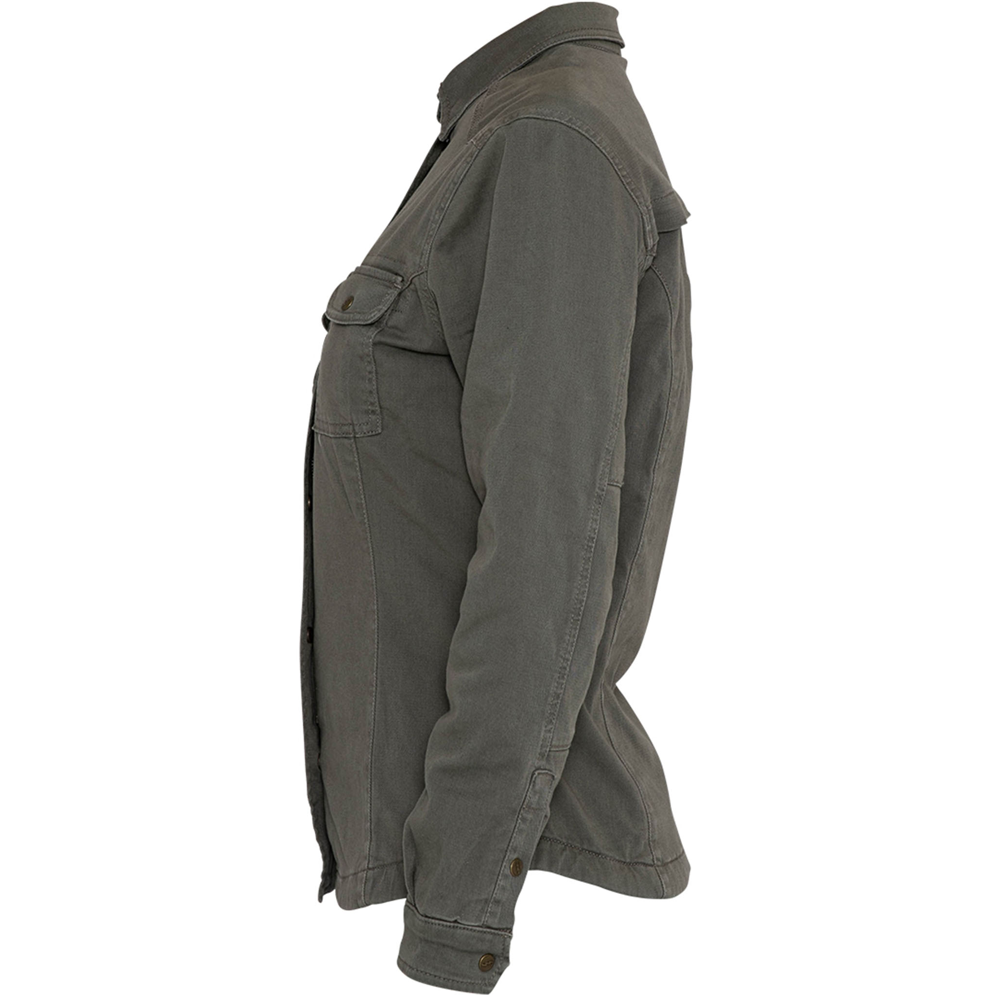 John Doe-Damen Motoshirt Hemd olive XL-2013821999026111