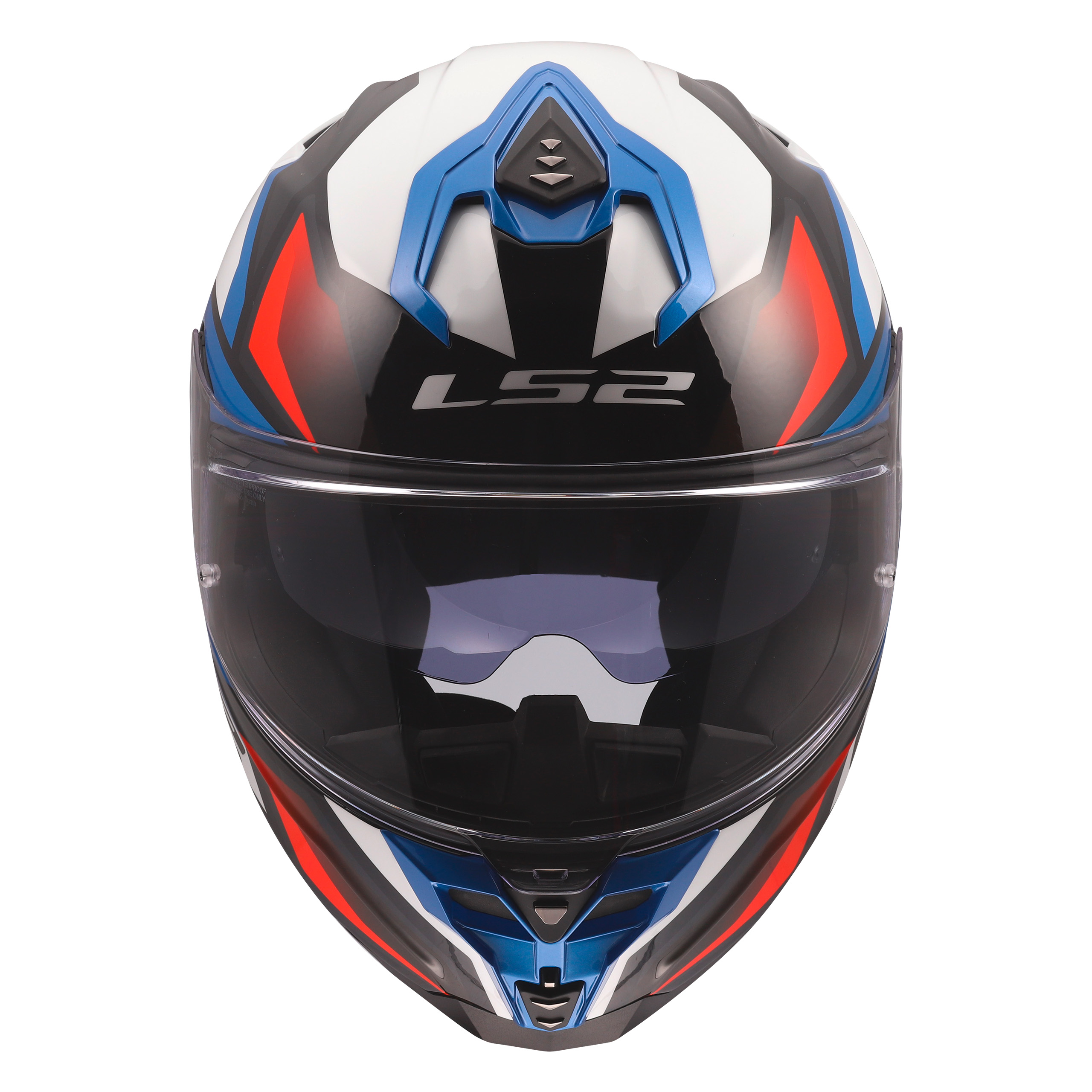 LS2-FF817 Challenger II Viper Rot/Weiß/Blau Dekor XS-4603991999056007