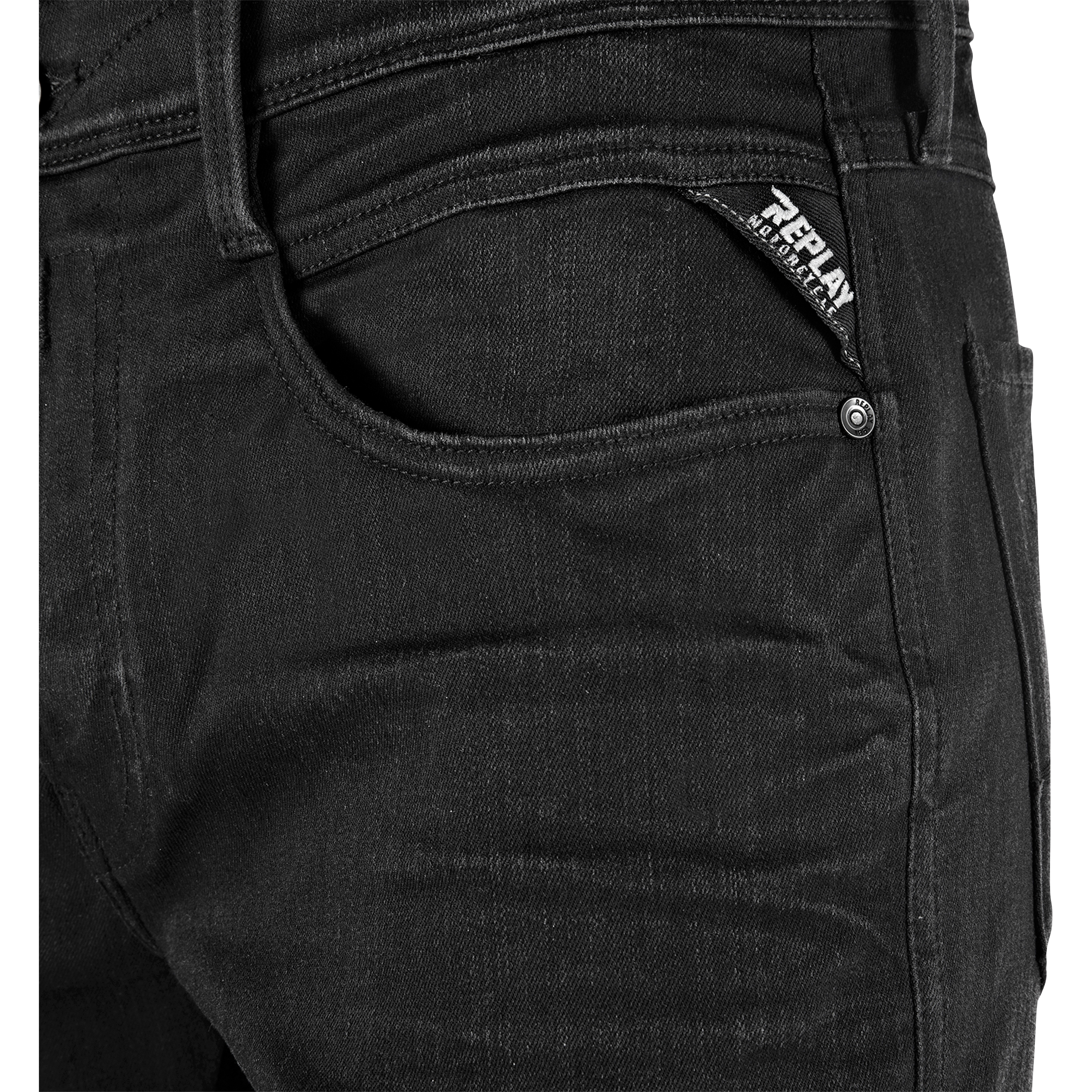 Chain Jeanshose schwarz