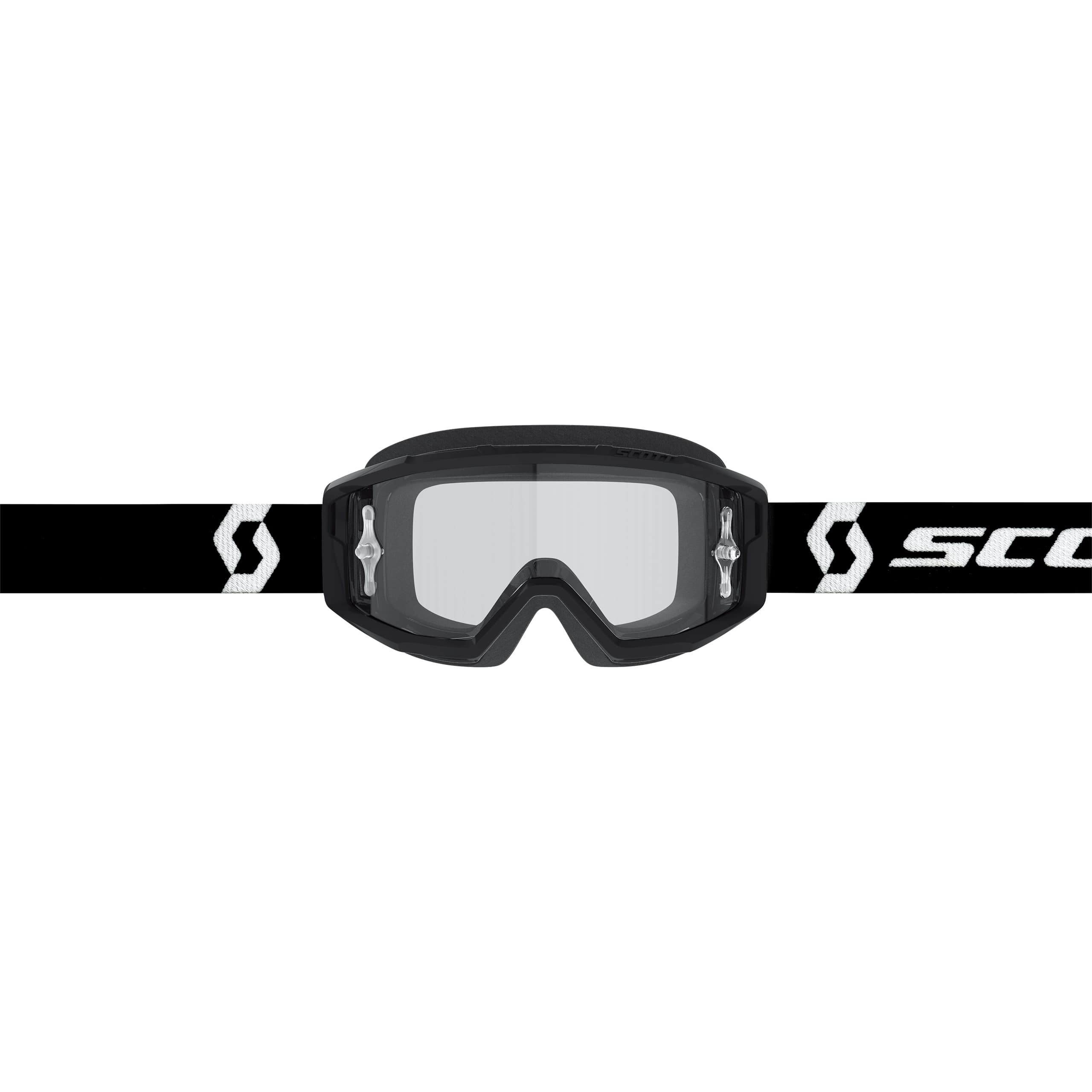 Scott-Primal Crossbrille schwarz/weiß klar-4505101999005