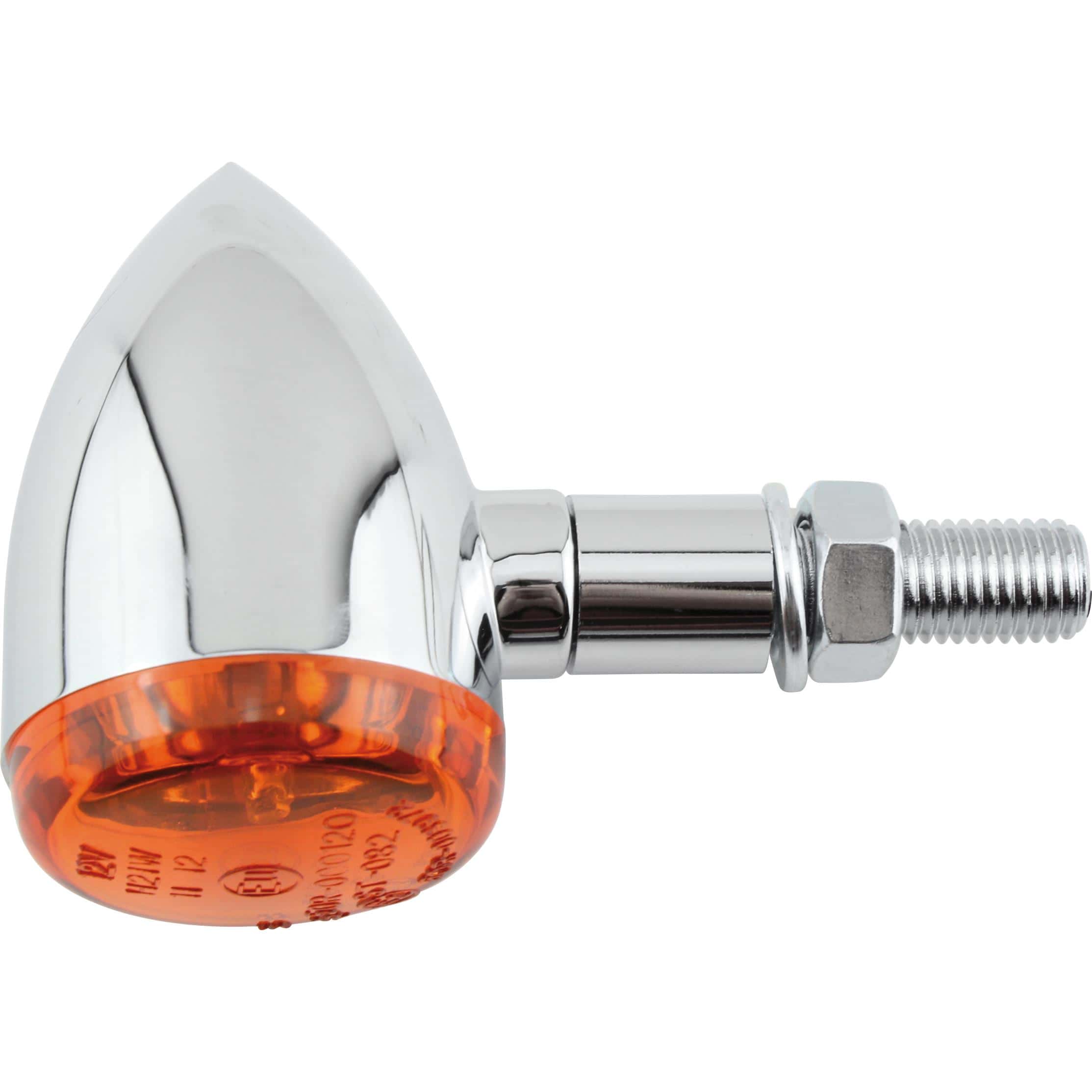 HIGHSIDER smart-Blinkerpaar Bullet Light 12V/H21 M10 Alu Ø38mm-5534381021000000