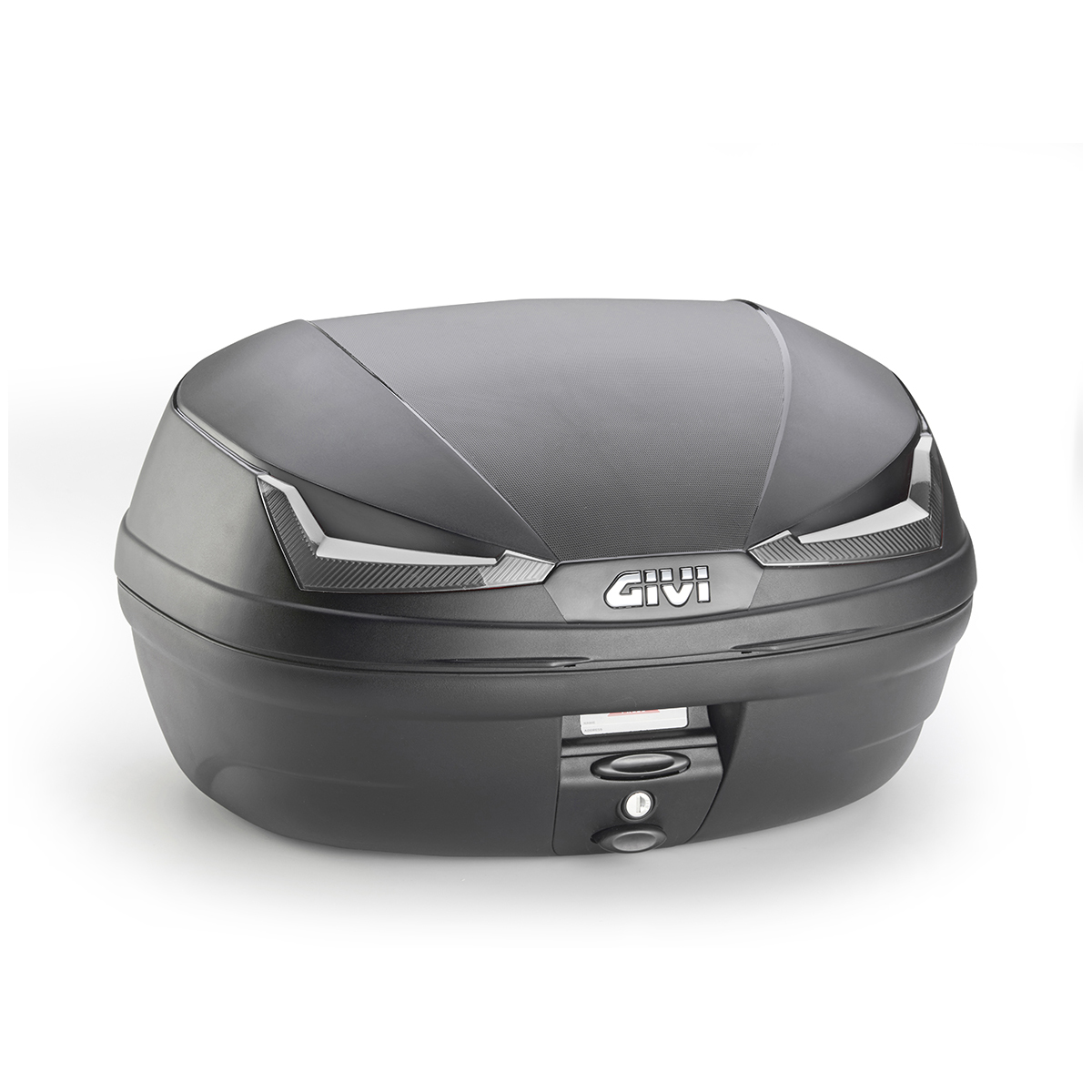 Givi Topcase Monolock® Simply 45 Liter E455NT schwarz/transparent - Motorradzubehör - Motorradgepäck