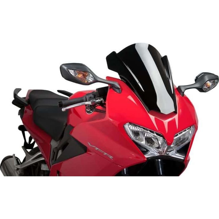 Puig Z-Racingscheibe schwarz für Honda VFR 800 F 2014-2020 - Motorradteile & Ersatzteile - Verkleidungen & Abdeckungen