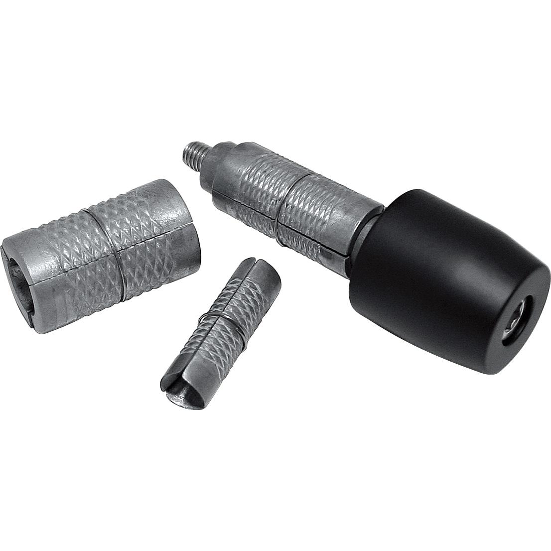 Highsider Lenkergewichte für 11 bis 24 mm Innen-Ø schwarz - Motorradteile & Ersatzteile - Lenker, Griffe & Hebel