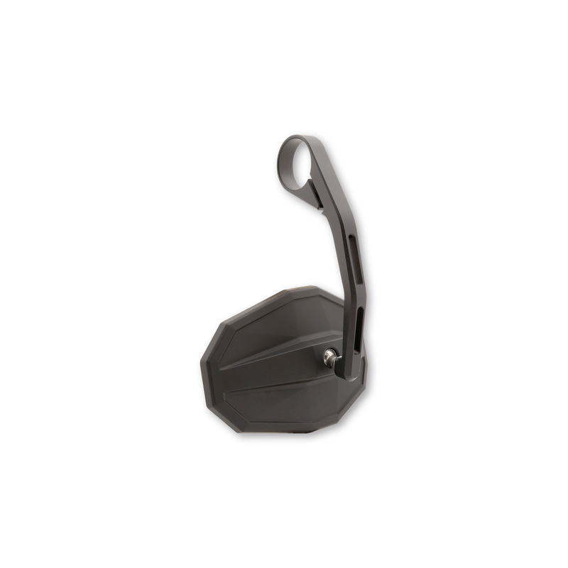 HIGHSIDER smart Lenkerendenspiegel für 22/25,4/30mm Straight lang schwarz - Motorradteile & Ersatzteile - Motorradspiegel