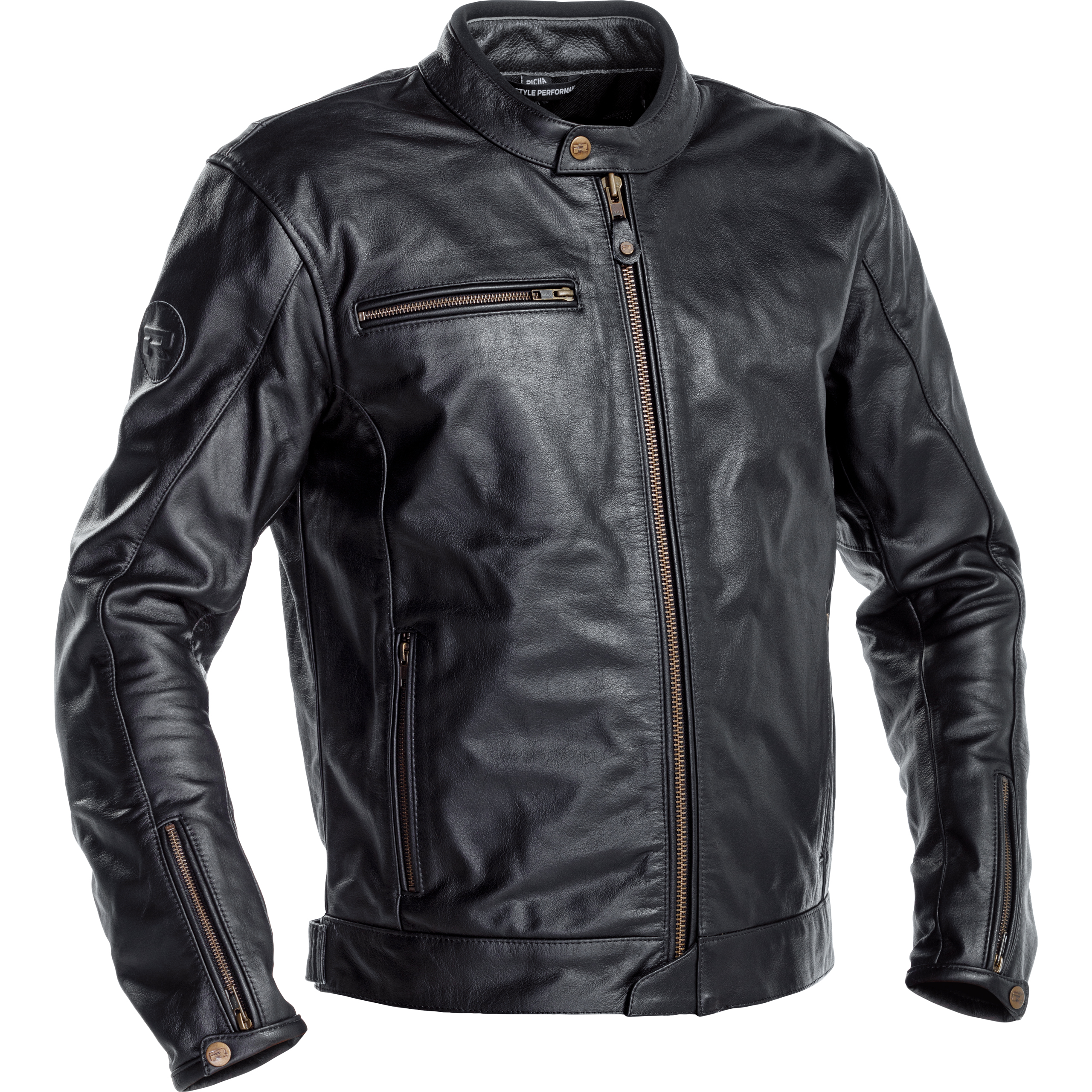 Richa-Normandie Lederjacke schwarz 60-1006361999001311