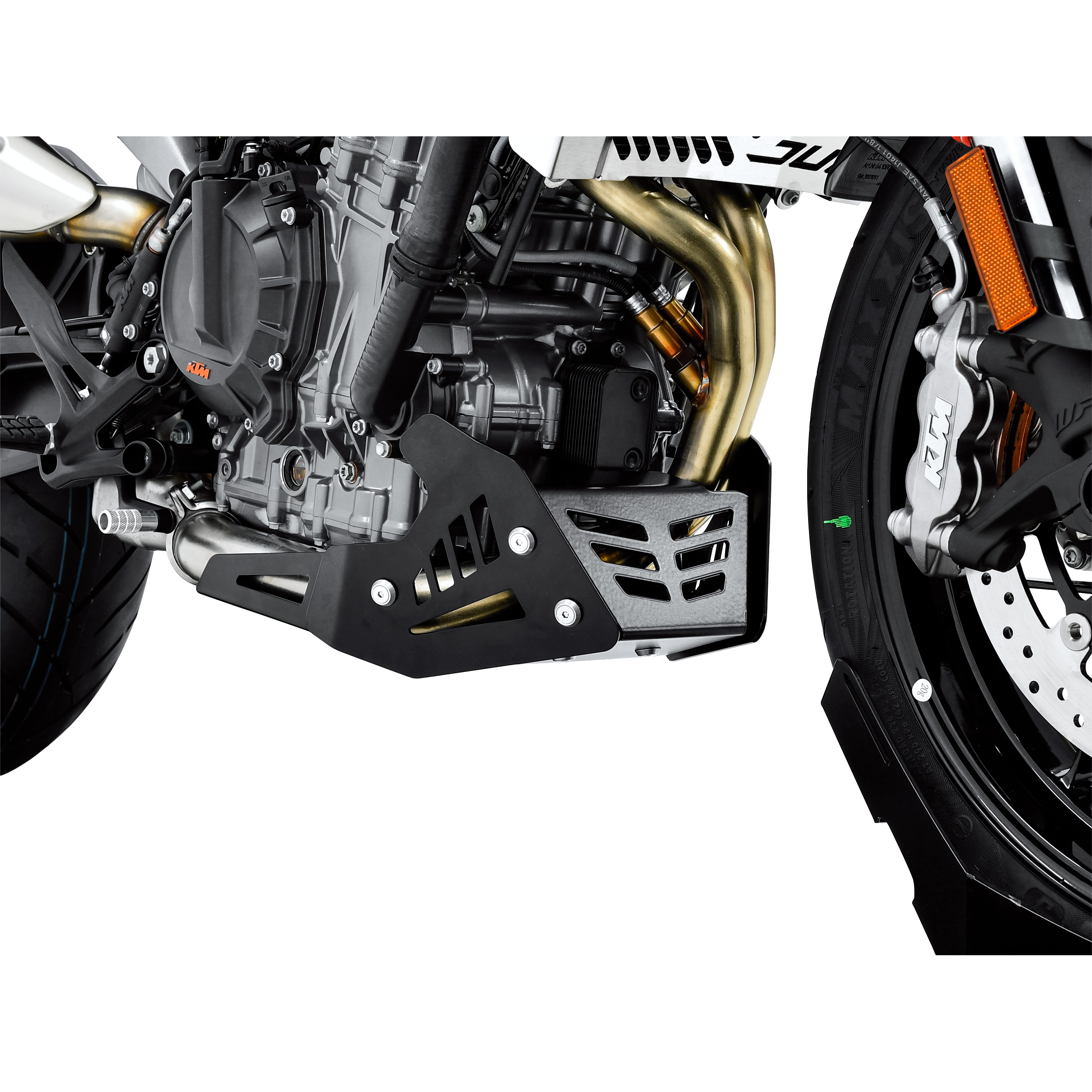 Zieger Motorschutz Alu schwarz für KTM Duke 790 - Motorradteile & Ersatzteile - Verkleidungen & Abdeckungen