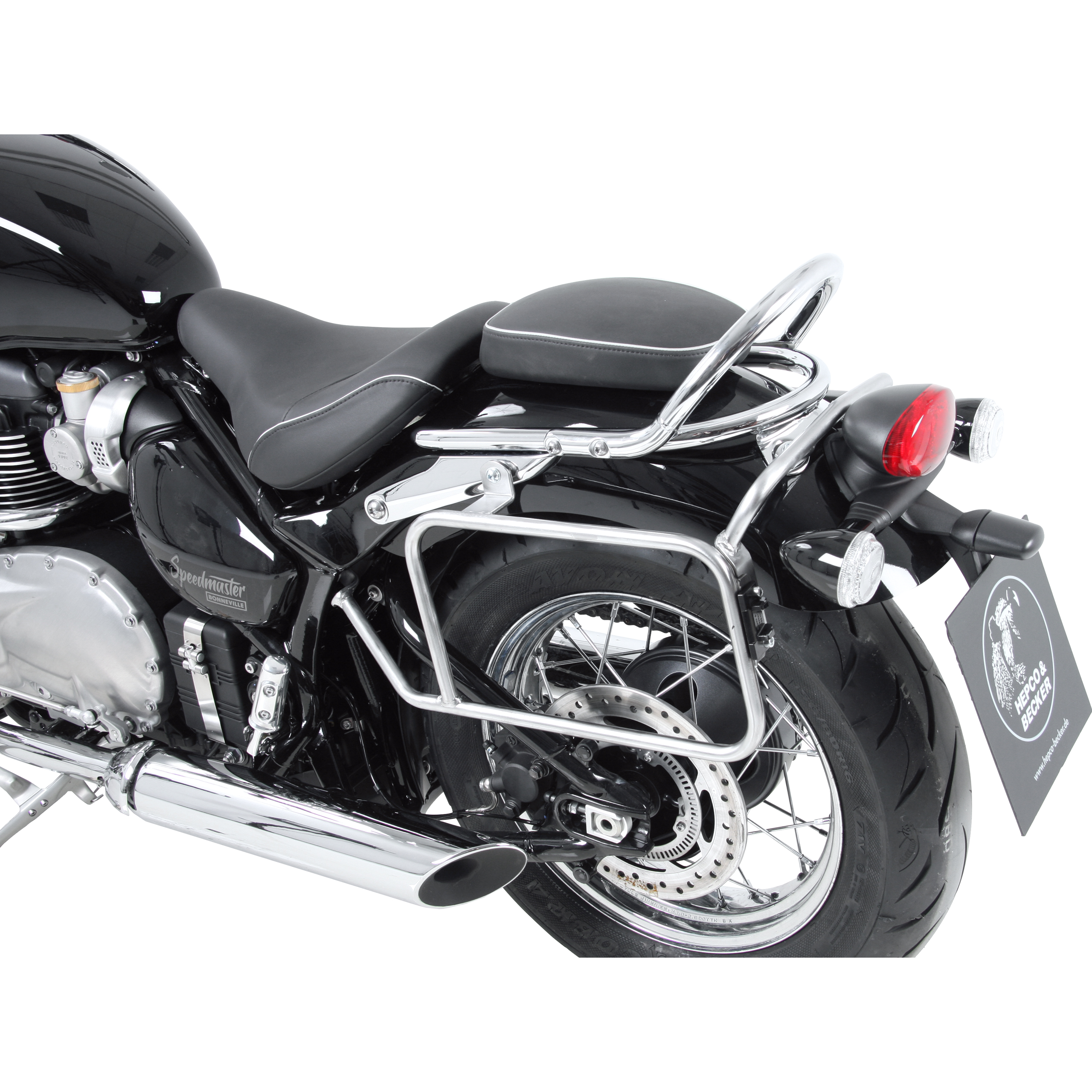 Hepco & Becker Seitenkofferträger chrom für Triumph Speedmaster 1200 - Motorradzubehör - Motorradgepäck
