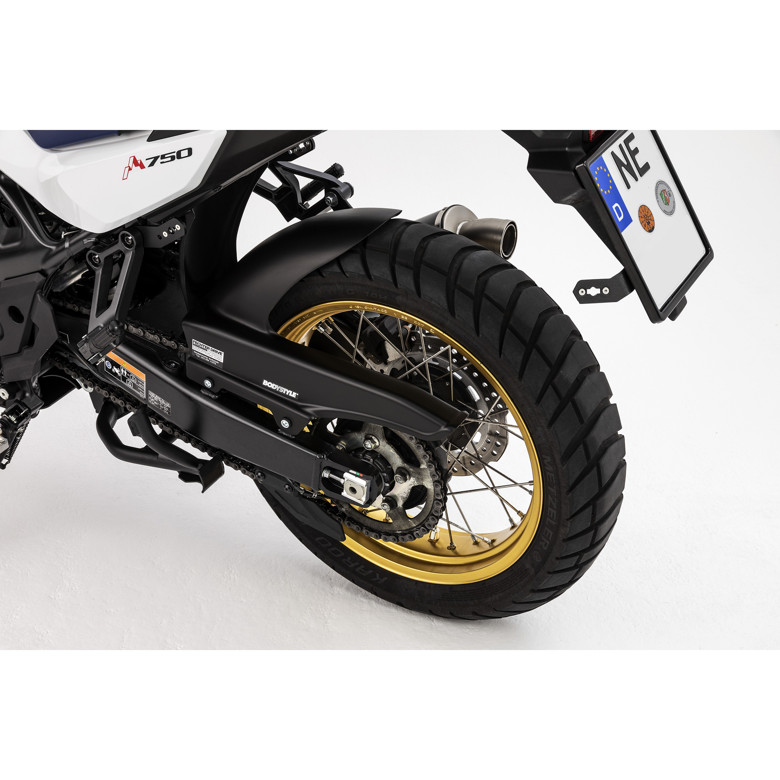 Bodystyle-Hinterradabdeckung Sportsline mattschwarz für Honda XL/CRF 7-5692601100041170