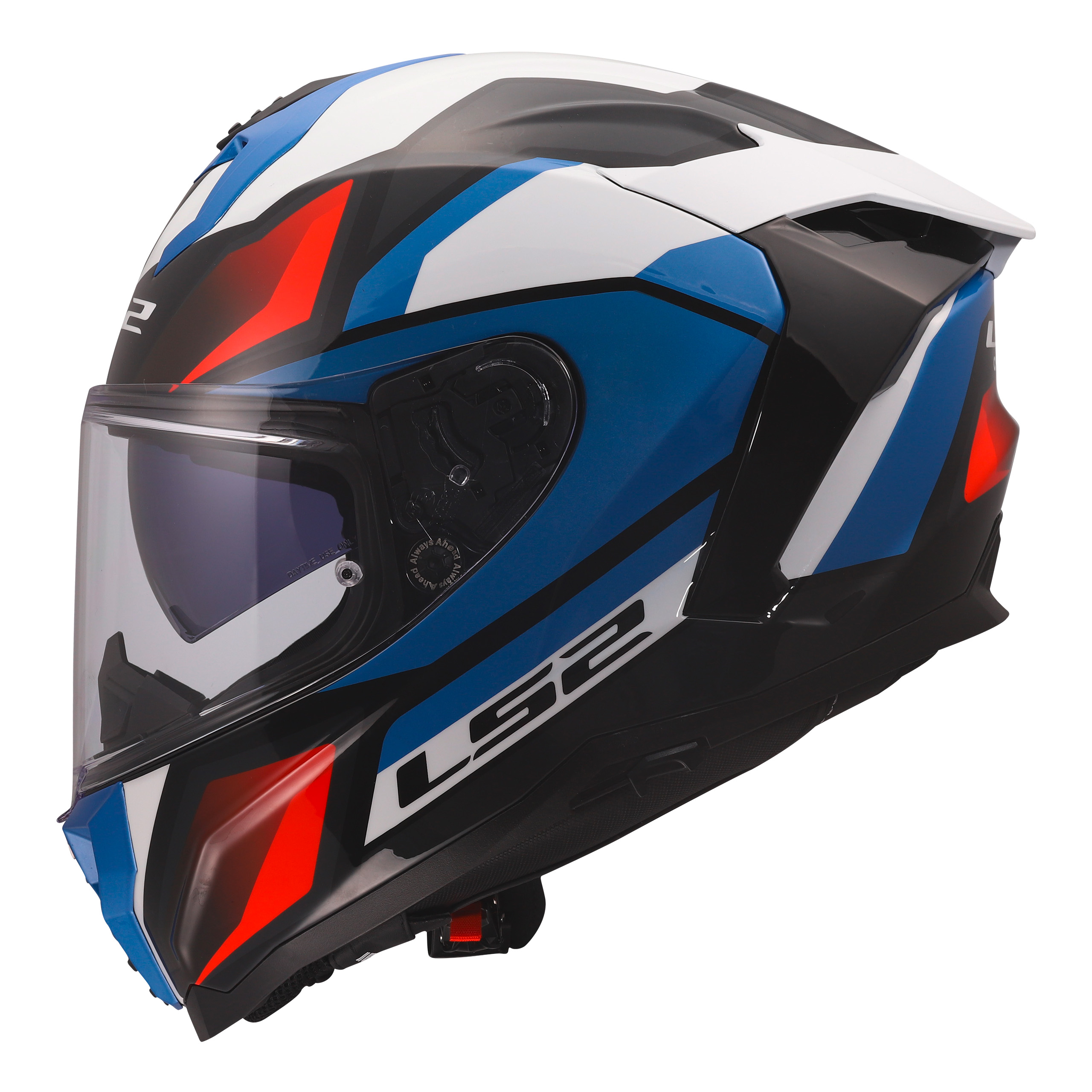 LS2-FF817 Challenger II Viper Rot/Weiß/Blau Dekor XL-4603991999056011