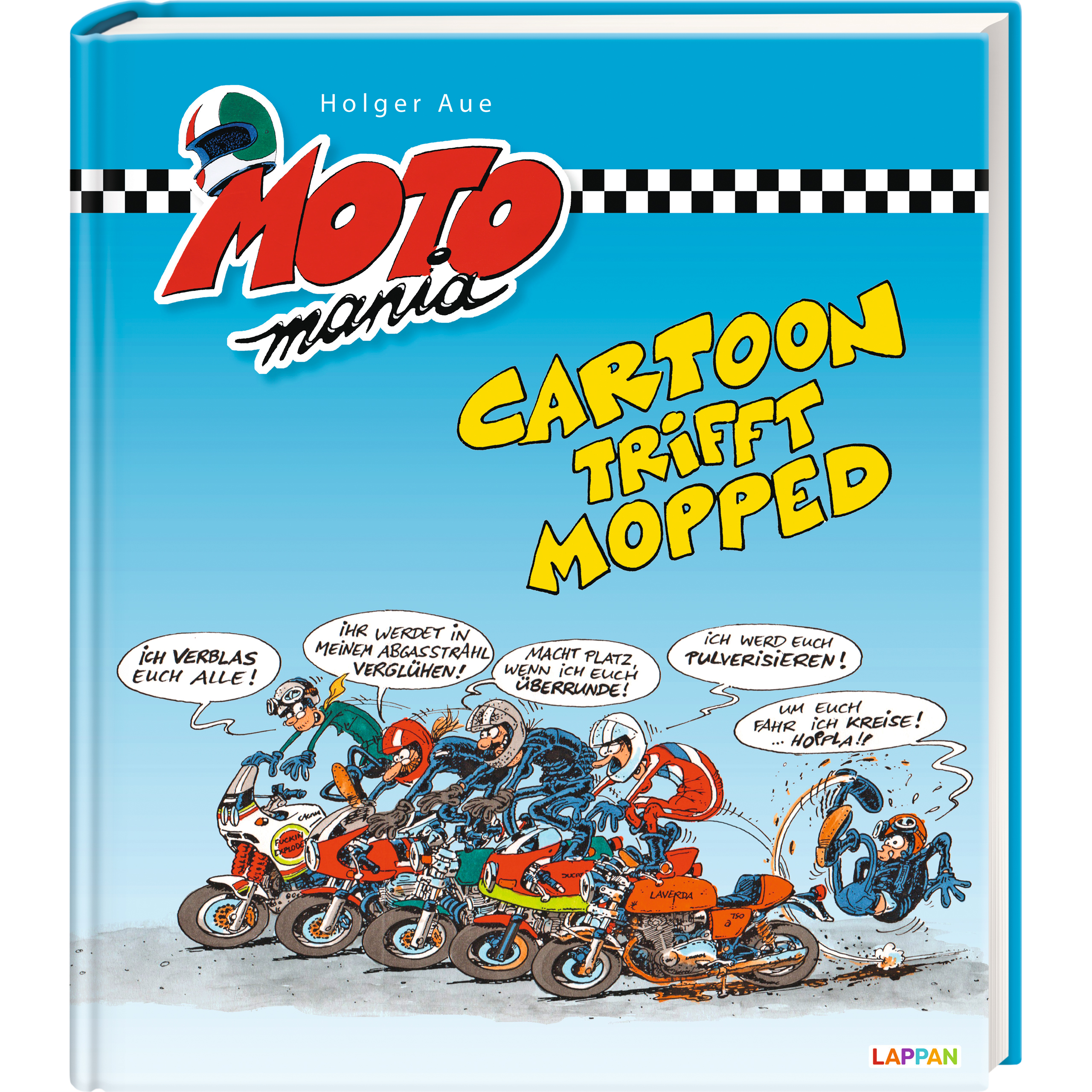Motomania Comic Cartoon incontra moto