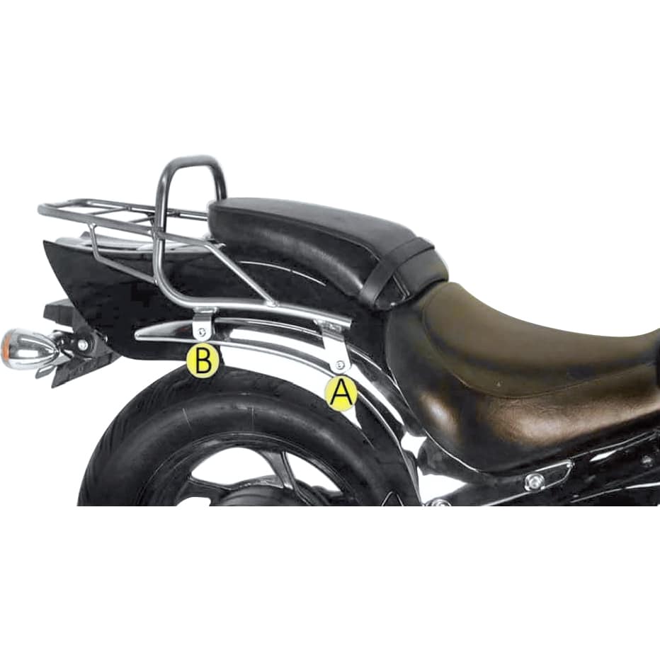 Hepco & Becker Rohrgepäckbrücke TC chrom für Suzuki M 800 Intruder - Motorradzubehör - Motorradgepäck