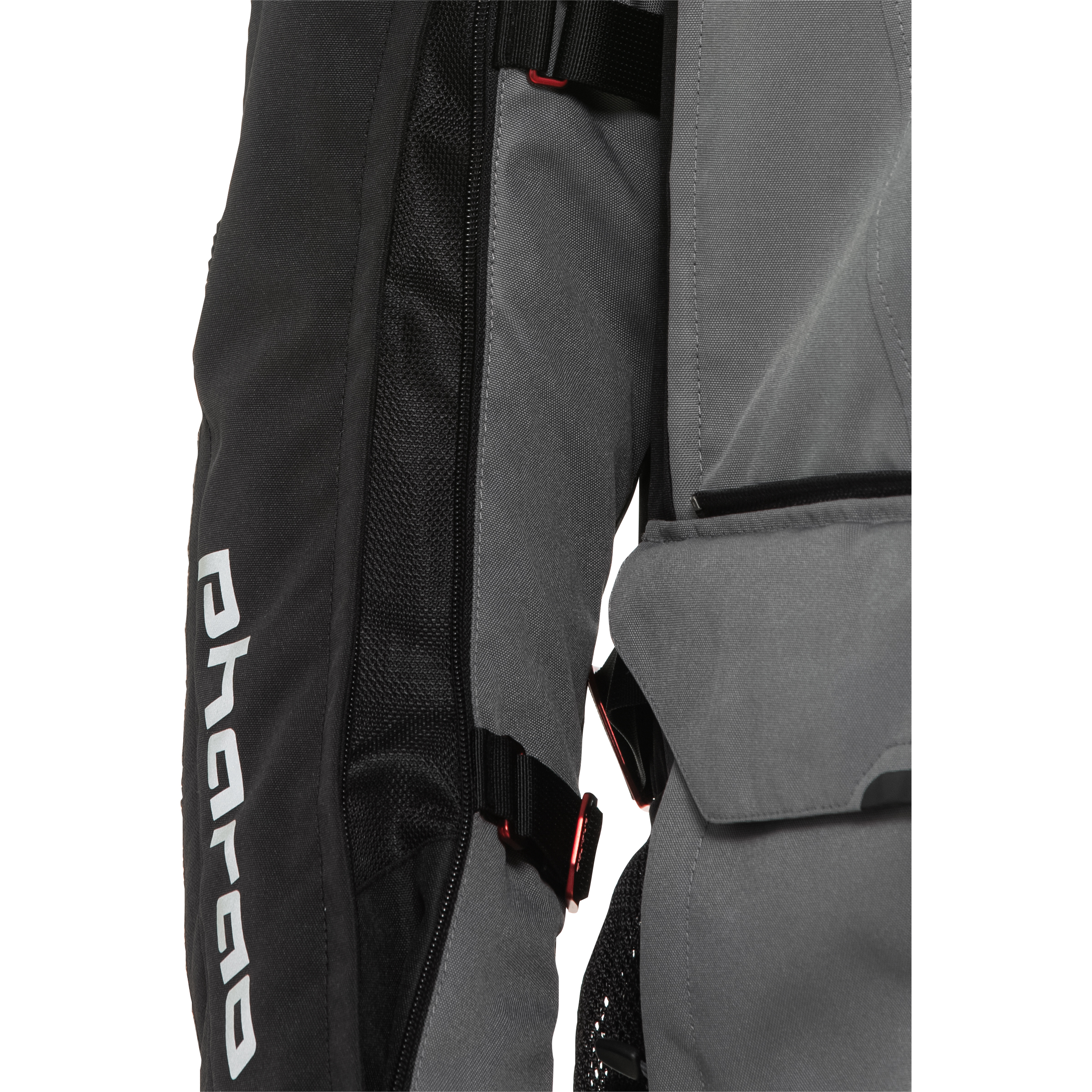 Pharao-Tura WP Adv. Textil-/Lederjacke grau/schwarz XL-2019351999010011