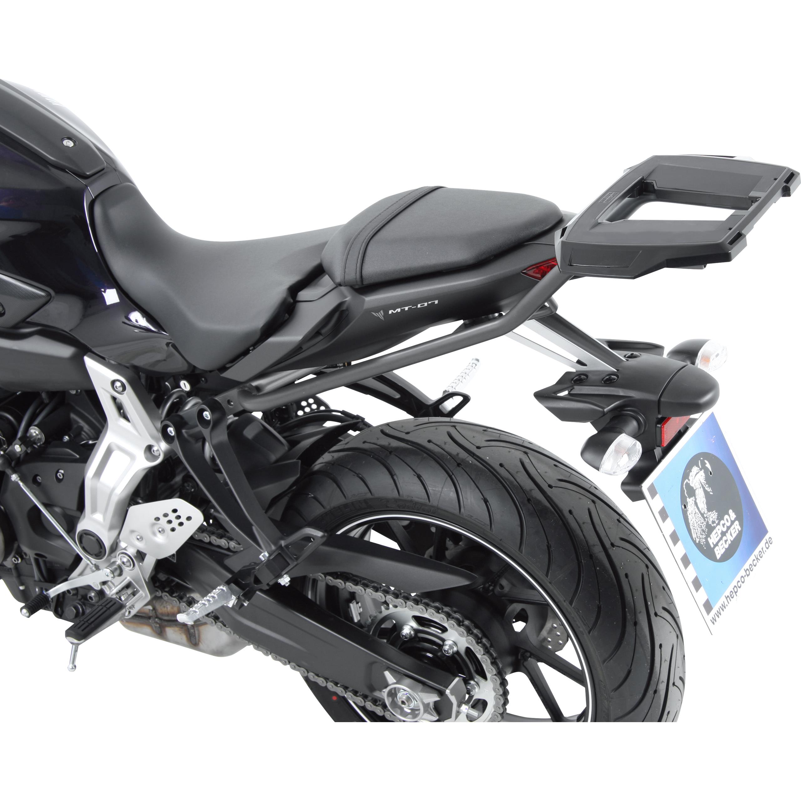 Hepco & Becker Alurack Gepäckbrücke anthrazit für Yamaha MT-07 2014-2017 - Motorradzubehör - Motorradgepäck