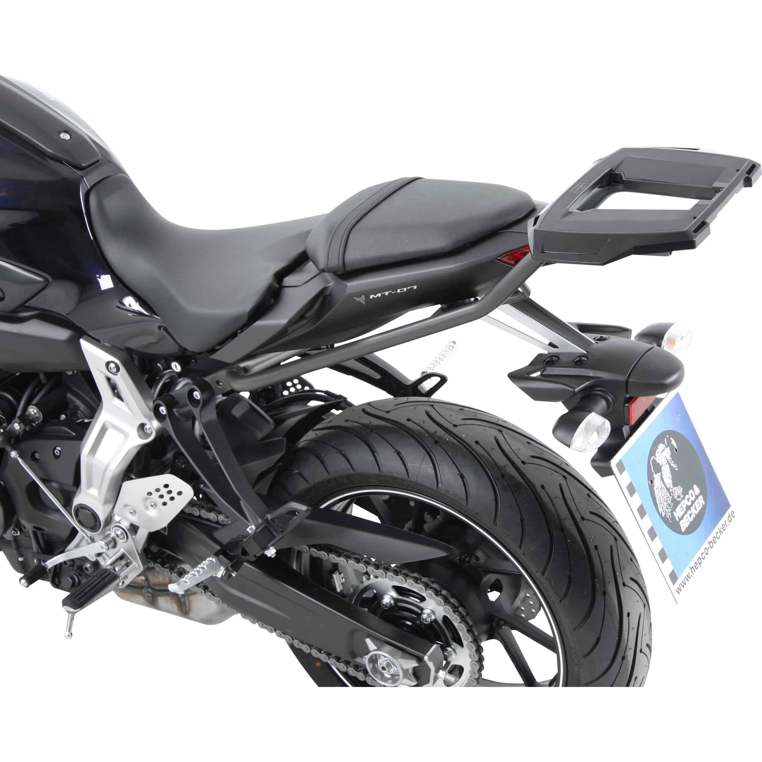 Hepco & Becker Alurack Gepäckbrücke anthrazit für Yamaha MT-07 2014-2017 - Motorradzubehör - Motorradgepäck