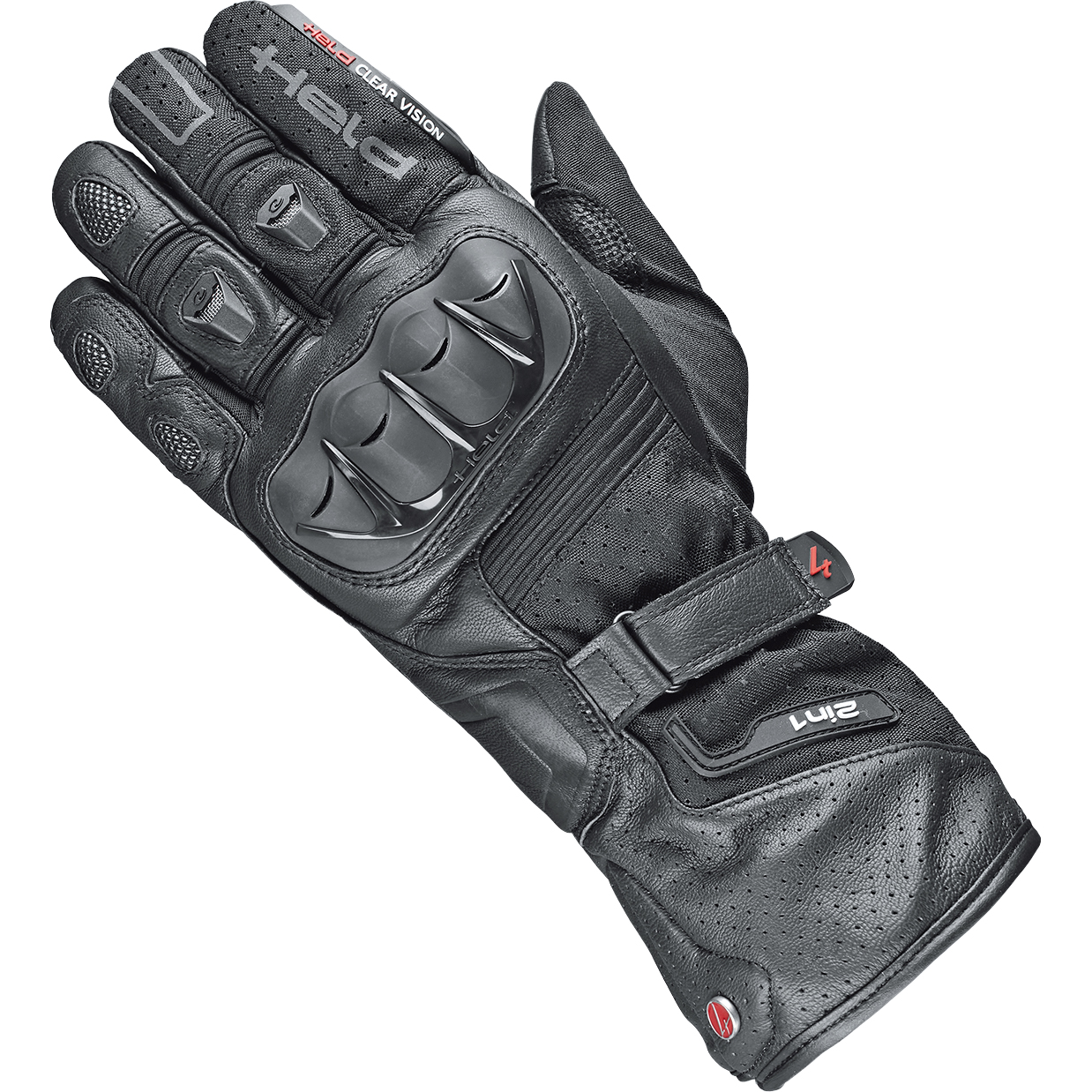 Held Air'N Dry II Leder-/Textilhandschuh lang schwarz 7 - Motorradbekleidung - Motorradbekleidung Herren