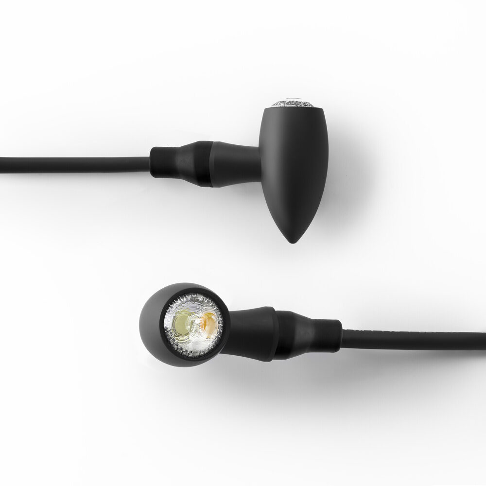 Rizoma LED Blinker/Rücklicht Paar Club S Alu M8 Ø21mm TS155B schwar - Motorradteile & Ersatzteile - Beleuchtung