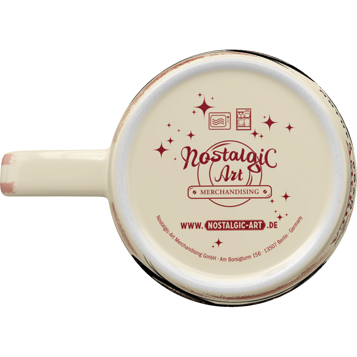 Nostalgic-Art-Tasse "Set - Route 66 Bike Map" 330 ml-5741061207030110