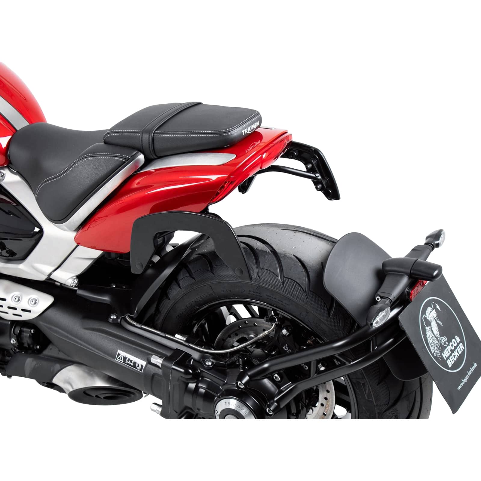 Hepco & Becker C-Bow Seitentaschenhalter schwarz für Rocket III R/GT 2020- - Motorradzubehör - Motorradgepäck