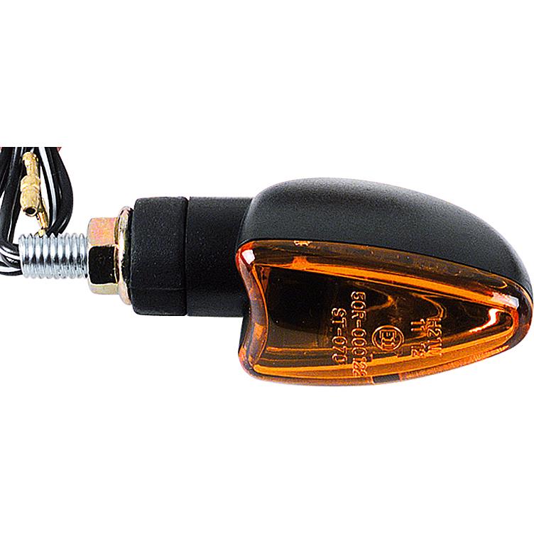 HIGHSIDER smart-Blinkerpaar Arrow 12V/H21 M10 kurz schwarz-5540661021003195