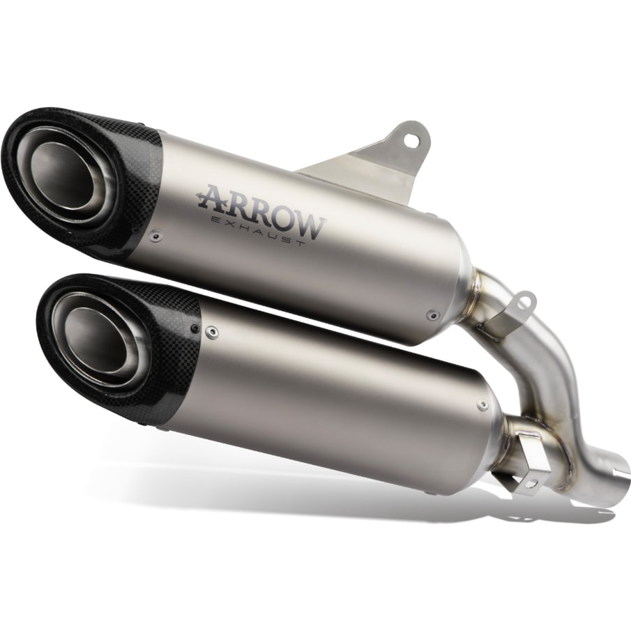 Arrow Exhaust-Auspuff Round-SIL-0002691