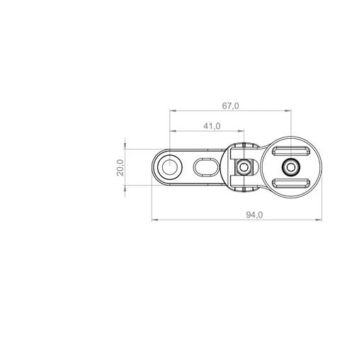 SP Connect-Bar Clamp Mount Pro SPC+ für Lenkerklemmung schwarz-5741591181010040