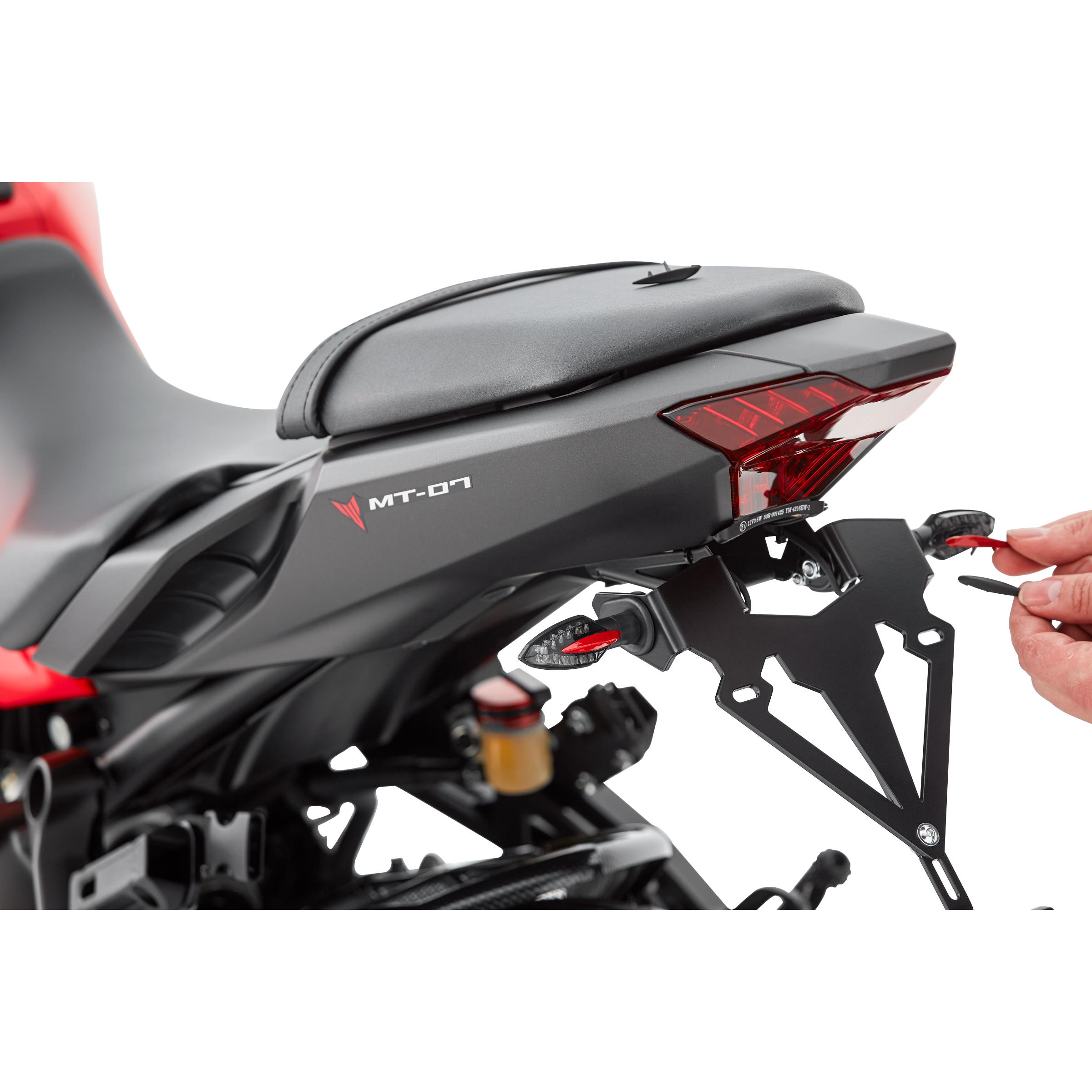 Hashiru Designblenden für LED Blinker ST11 rot - Motorradteile & Ersatzteile - Beleuchtung