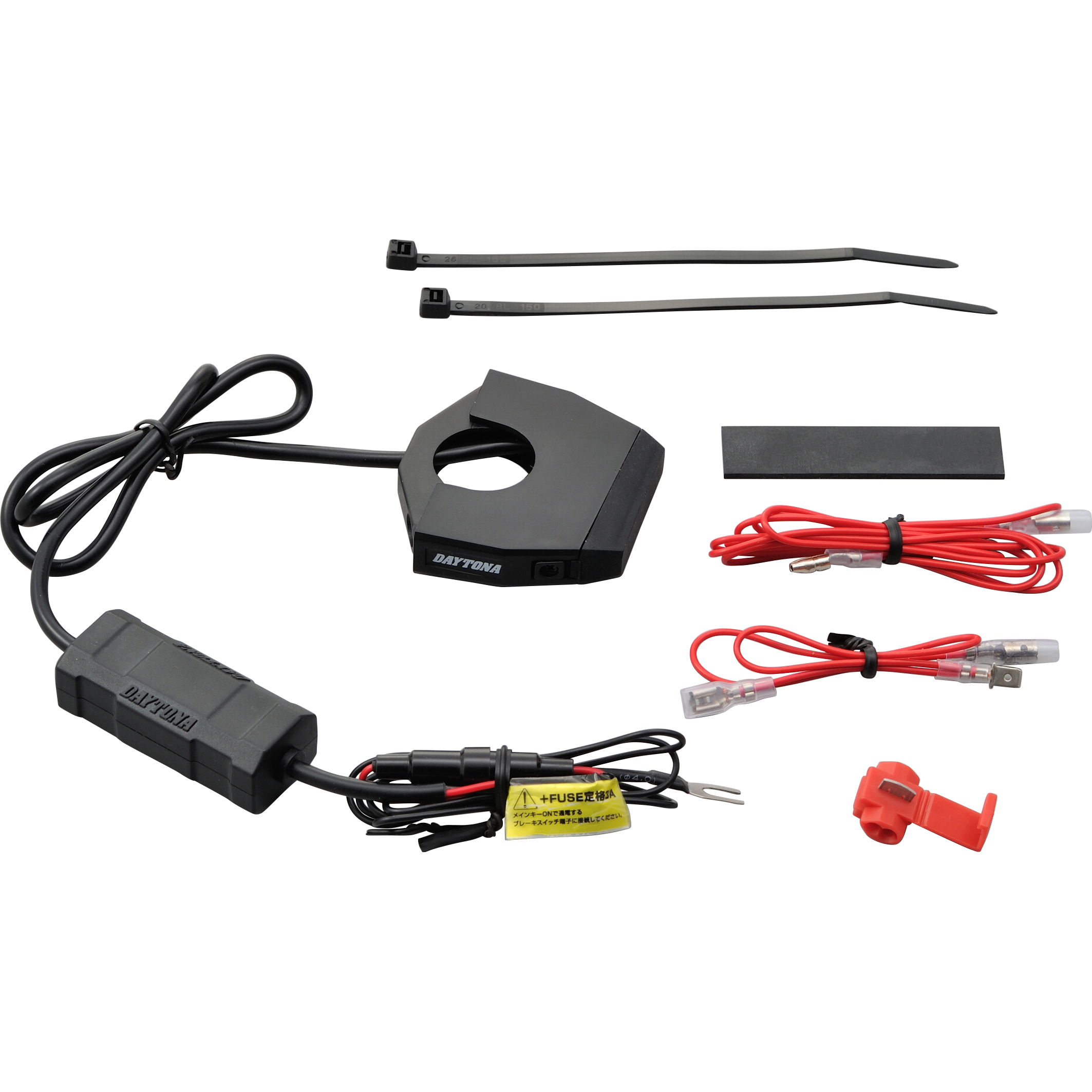 Daytona-Bordsteckdose USB Slim mit Lenkerbefestigung-5734531023000740
