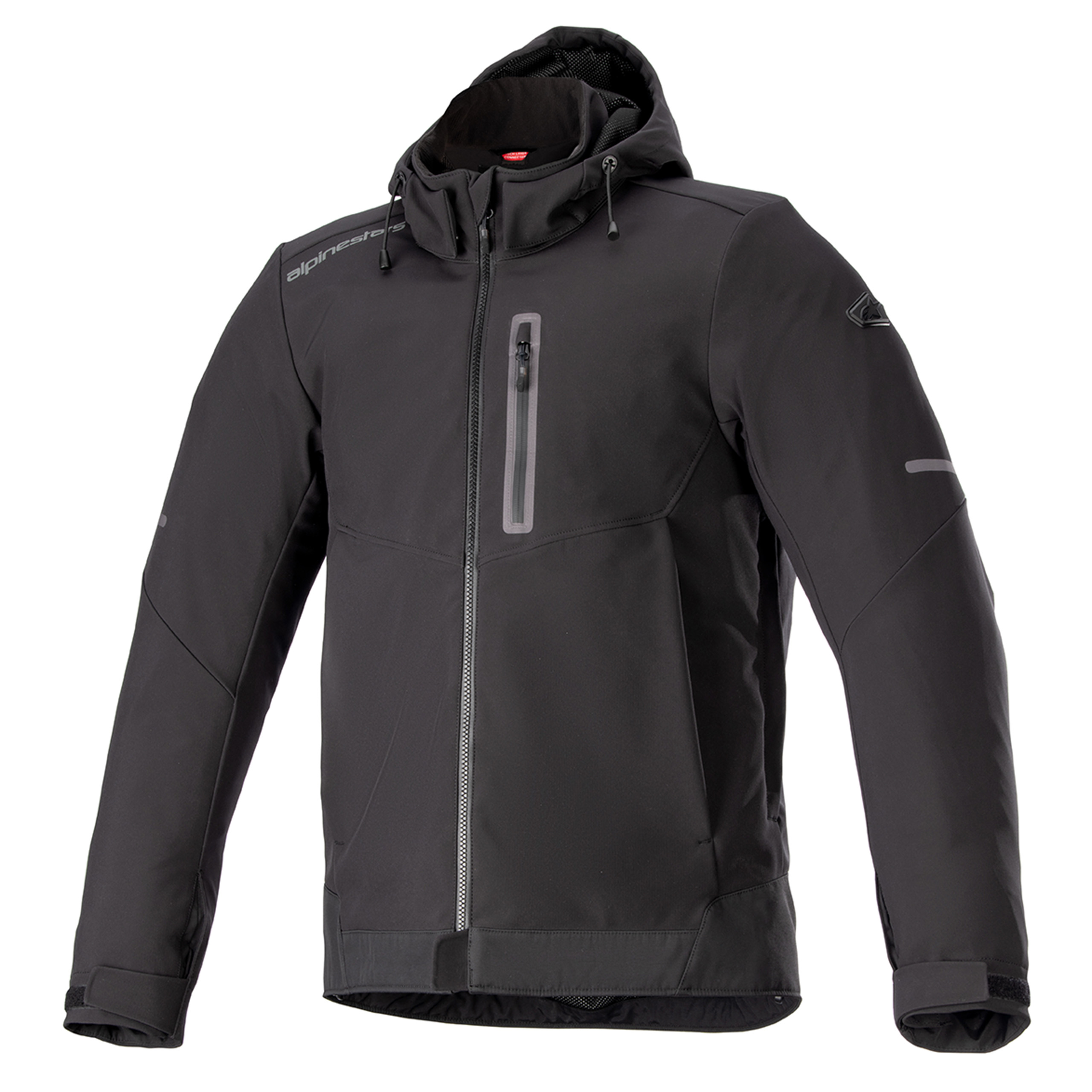 Alpinestars Neo WP Hoodie schwarz/schwarz XXL - Motorradbekleidung - Motorradjacken