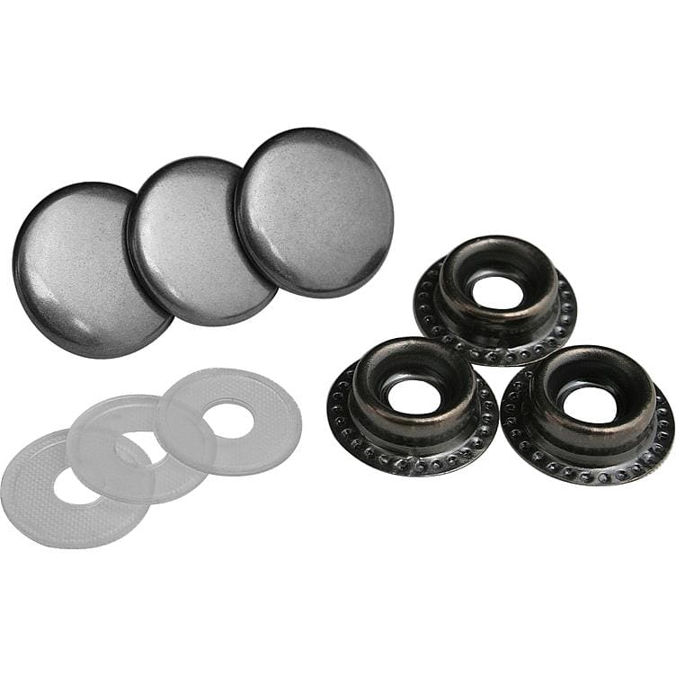 POLO-3x Unterknopf-Metall matt-silber-3203851999015