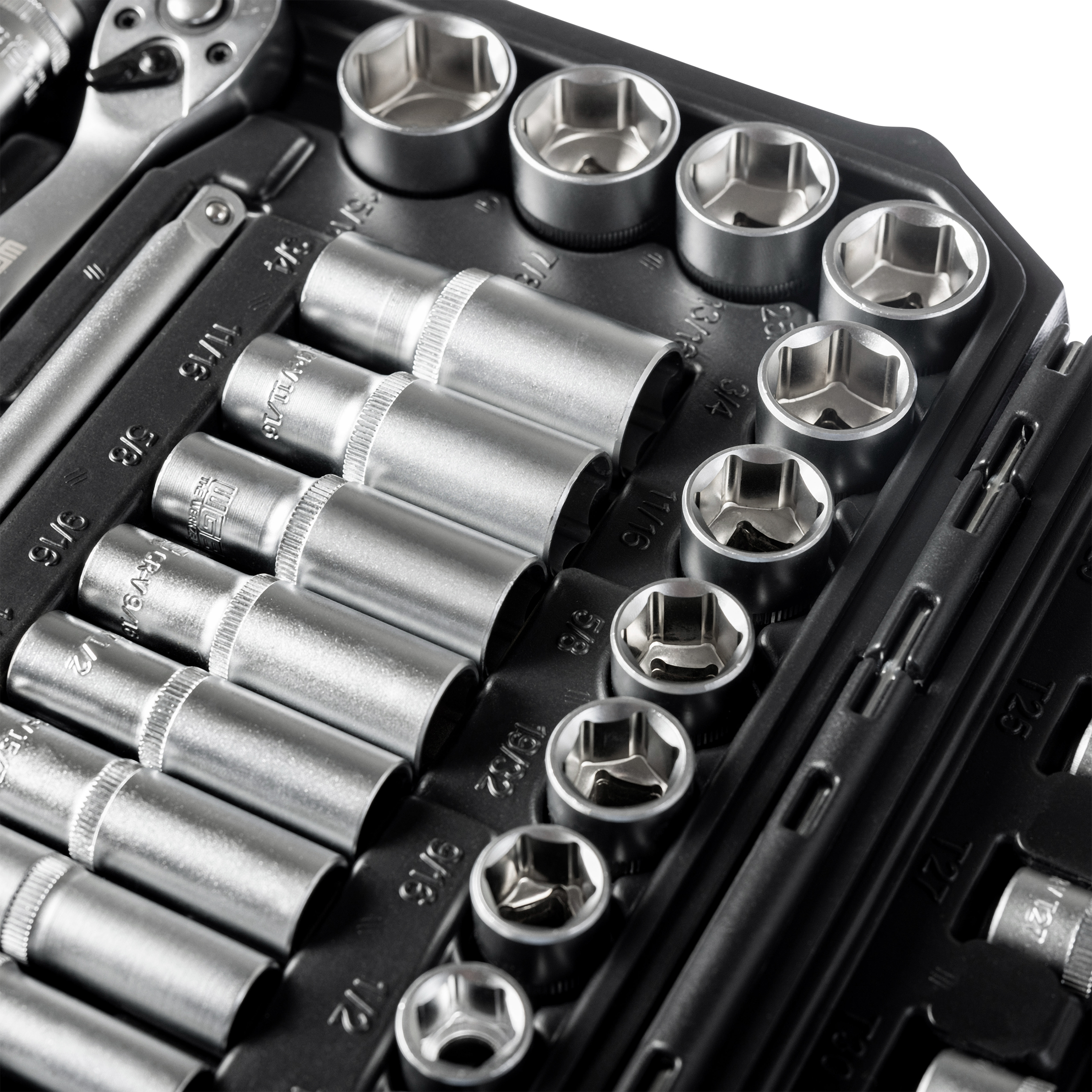 WGB-10mm (3/8") Steckschlüsselsatz Zoll 61-teilig-5753081158000291