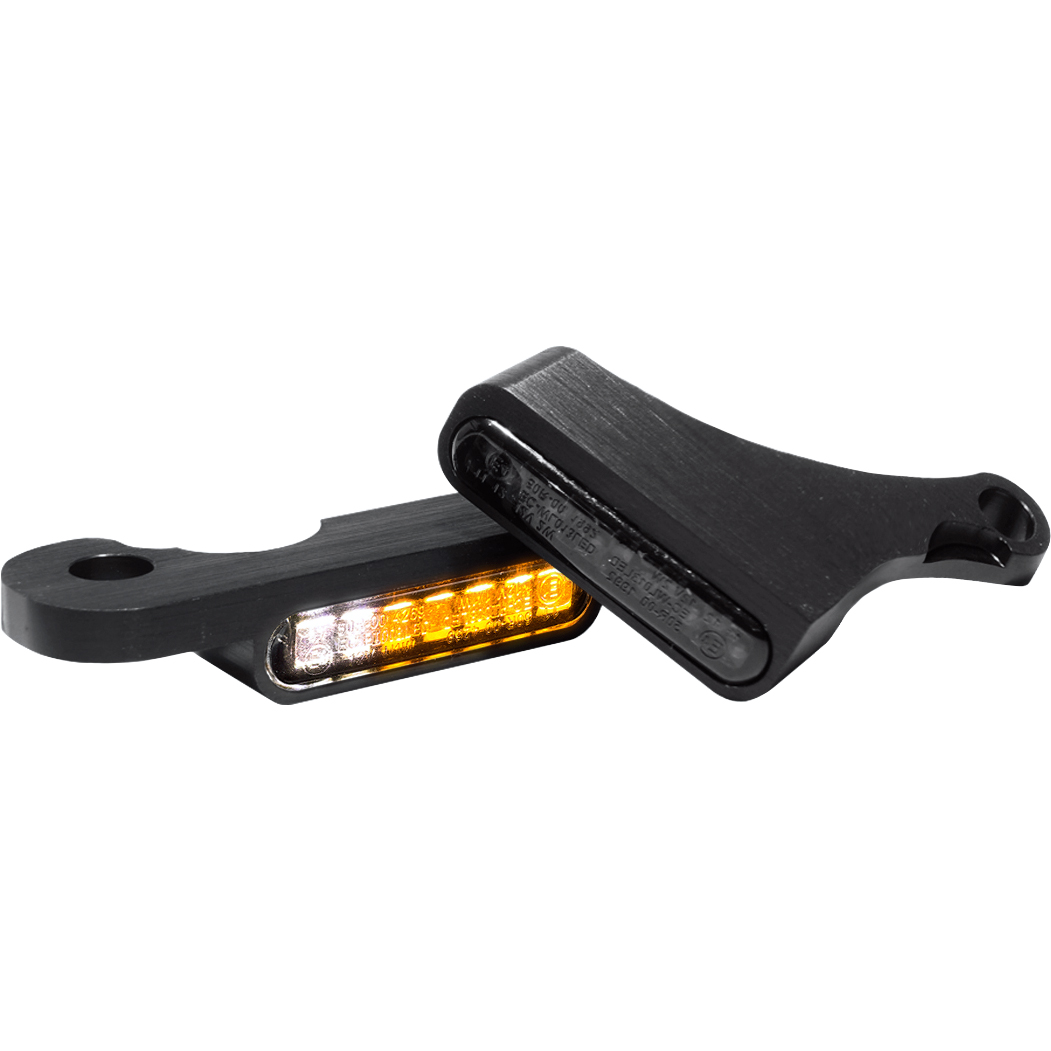 HeinzBikes LED Alu Blinker/Positionspaar schwarz für Touring 2009-2013 - Motorradteile & Ersatzteile - Beleuchtung