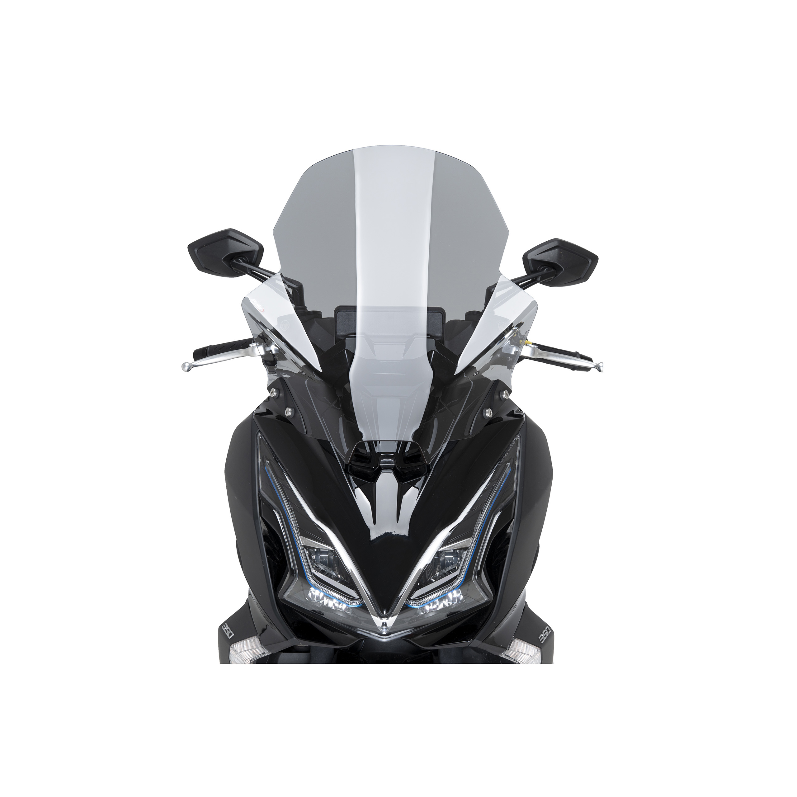 Puig Verkleidungsscheibe V-Tech Tour getönt für Downtown GT 125/3 - Motorradteile & Ersatzteile - Anbauteile
