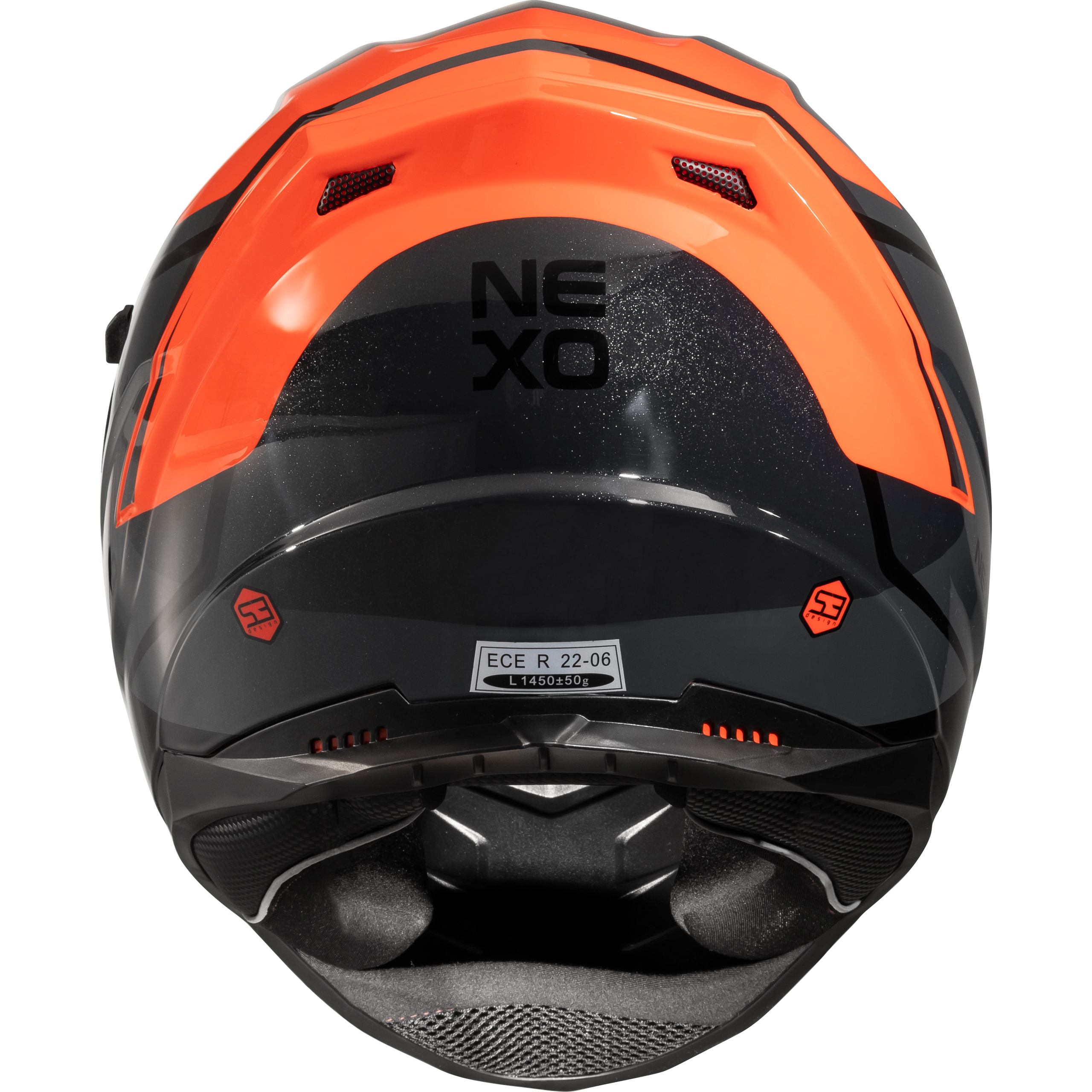 Nexo-Integralhelm Comfort II Rot Dekor #24 XXL-4604121999031012