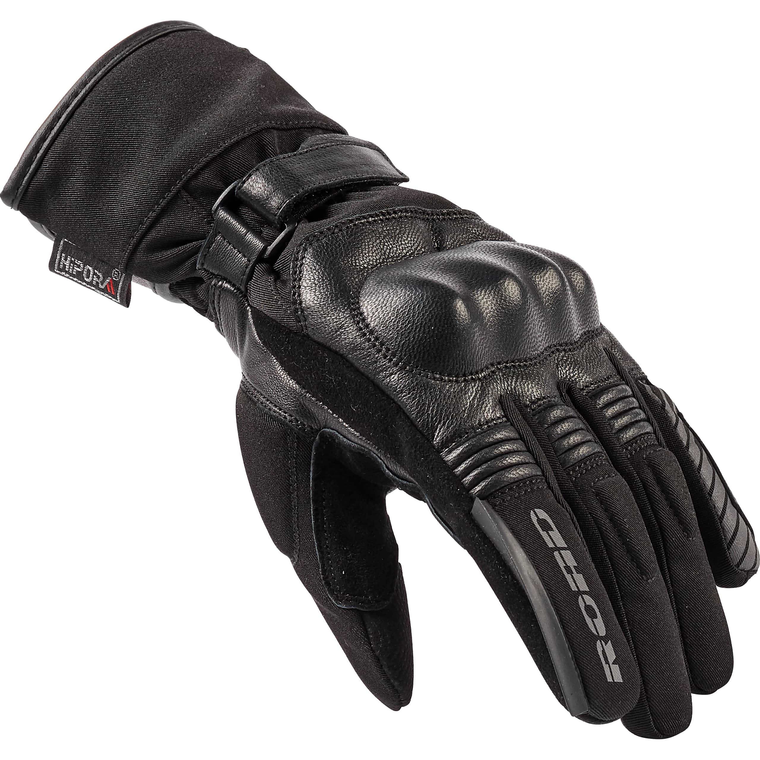 Road-Tour Damen Leder-/Textilhandschuh 3.0 schwarz-3118031999001