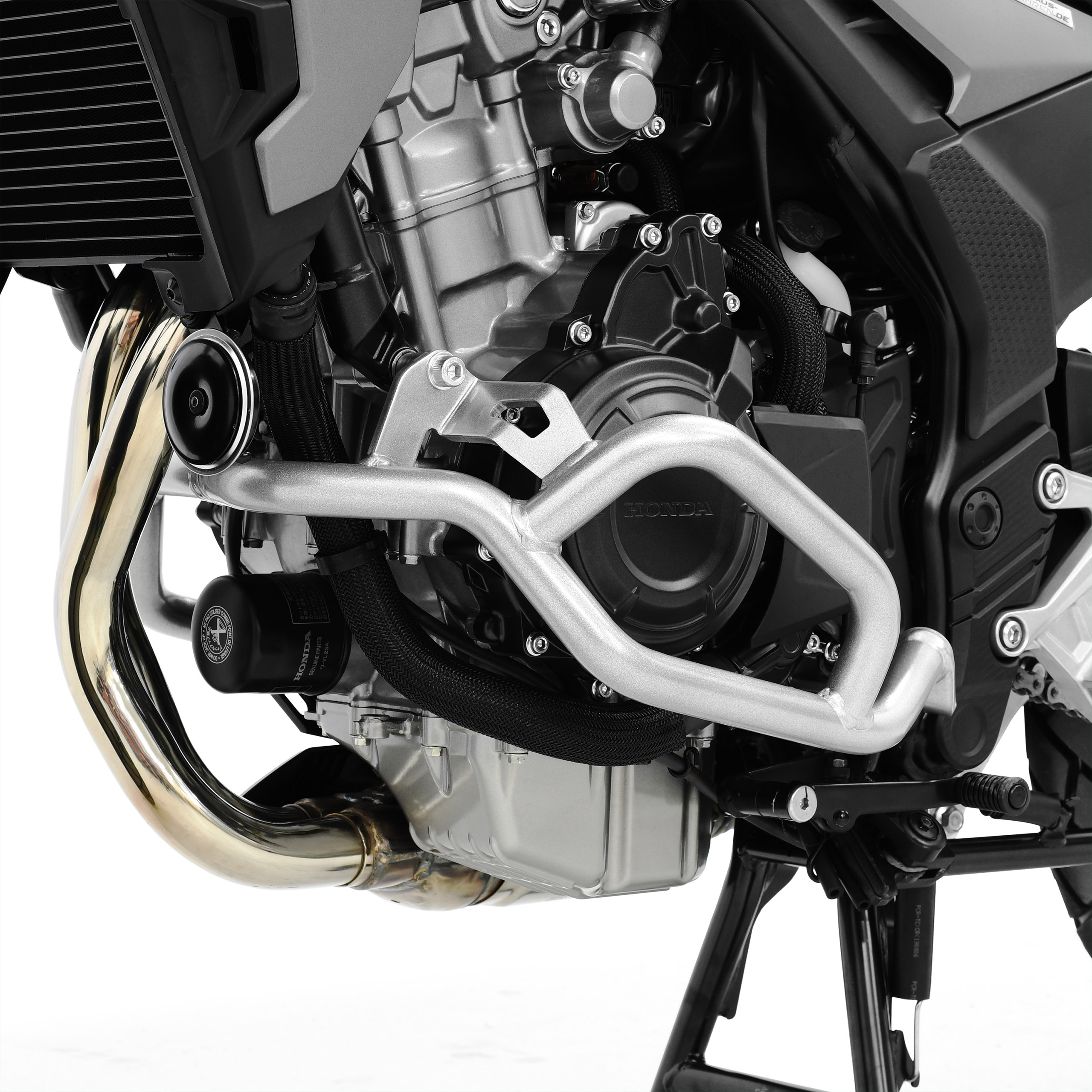Zieger Sturzbügel silber für Honda CB 500 F/X 2019-2023 - Motorradteile & Ersatzteile - Anbauteile