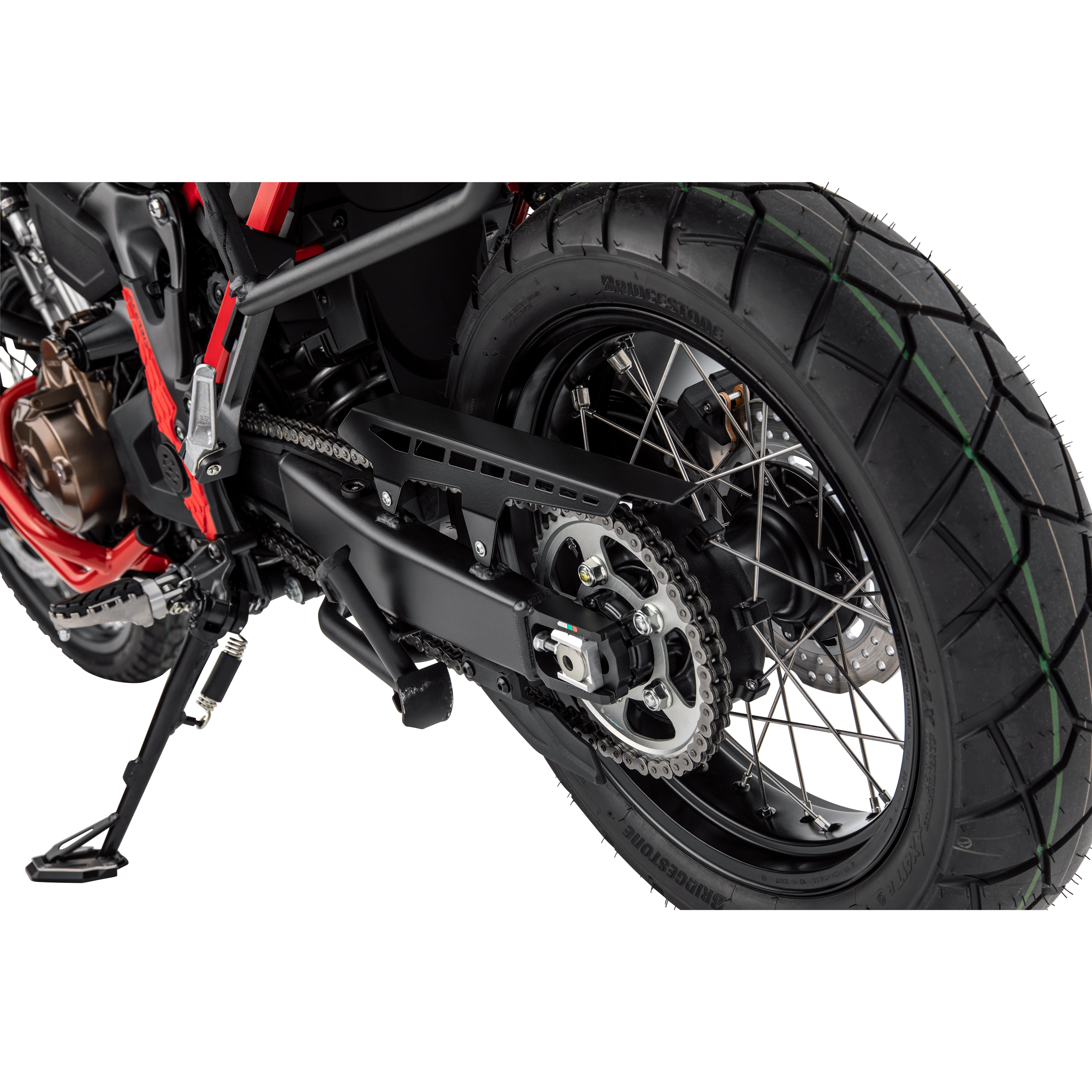 Zieger Kettenschutz Edelstahl schwarz für CRF 1100AT/XL 750 - Motorradteile & Ersatzteile - Kraftübertragung